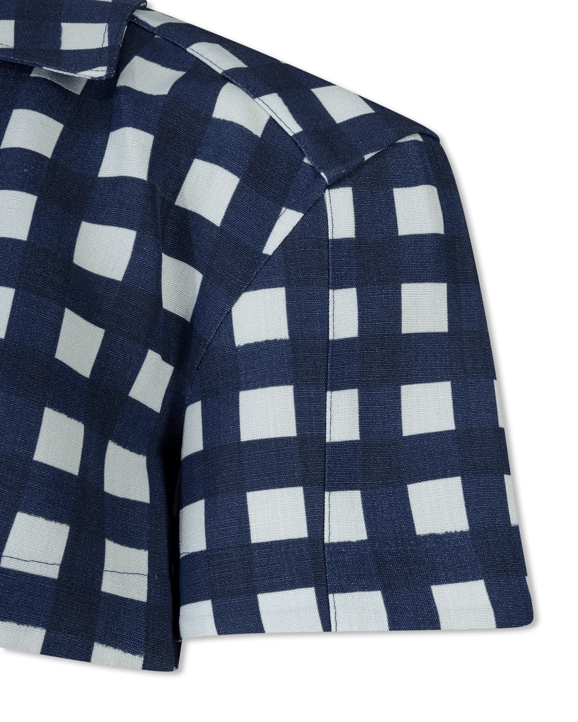 Bebi Check Cropped Top - DIHSAN