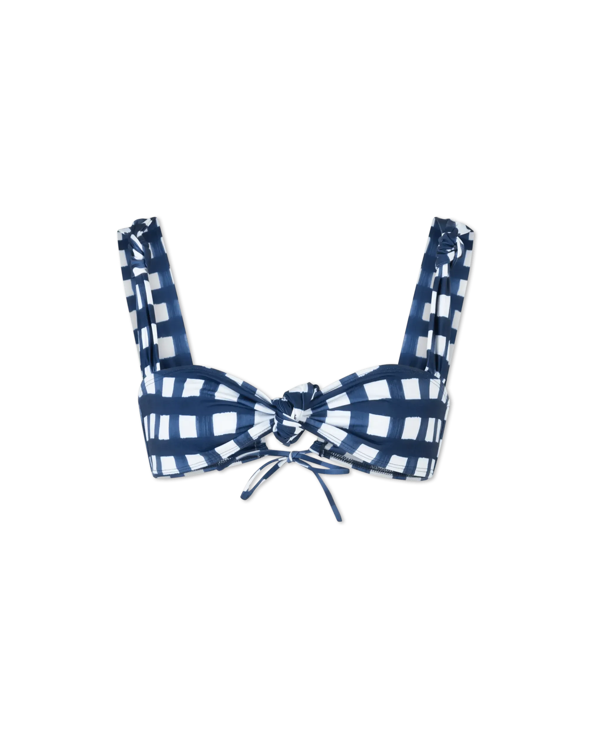 Vichy Check Bikini Top - DIHSAN