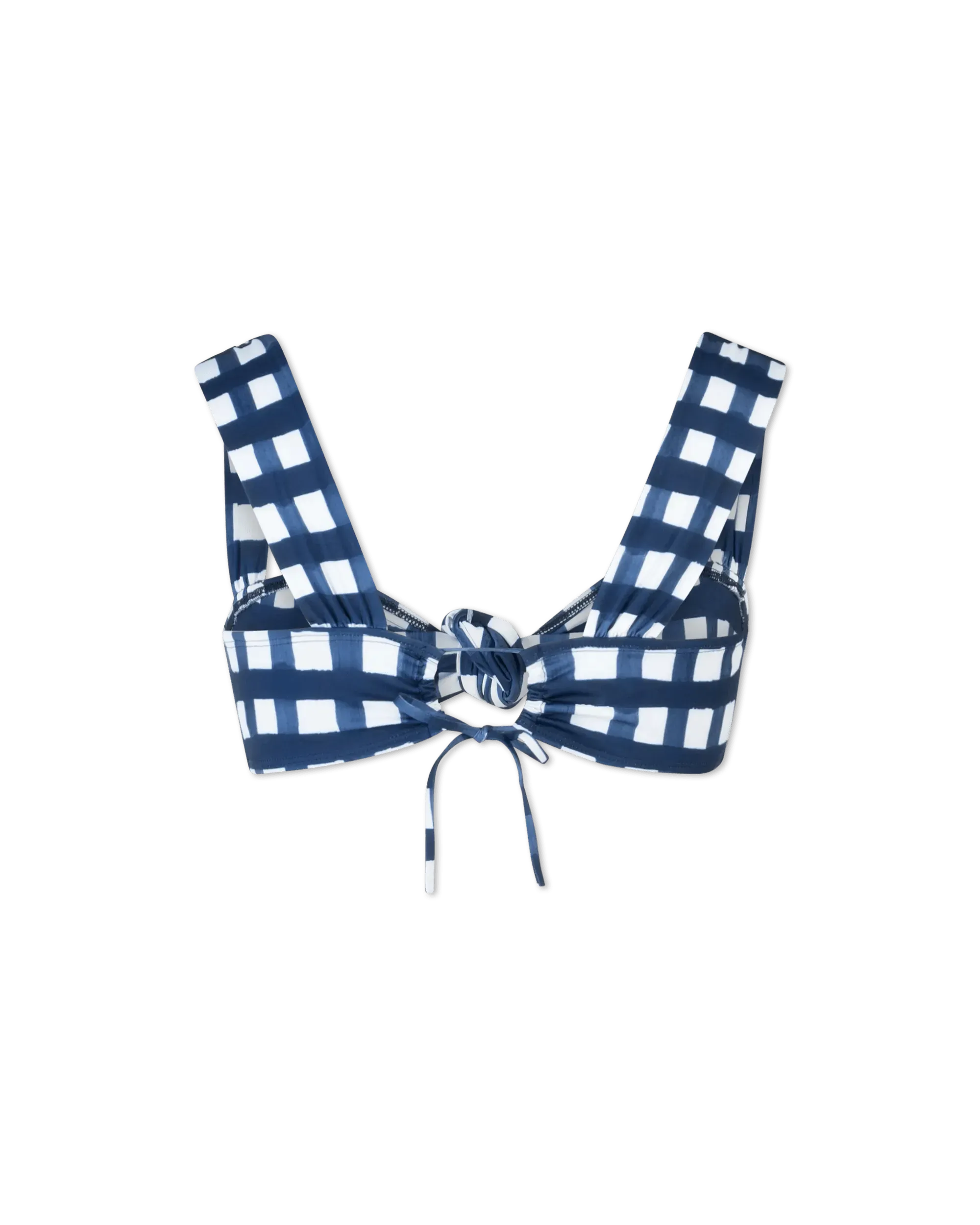 Vichy Check Bikini Top - DIHSAN