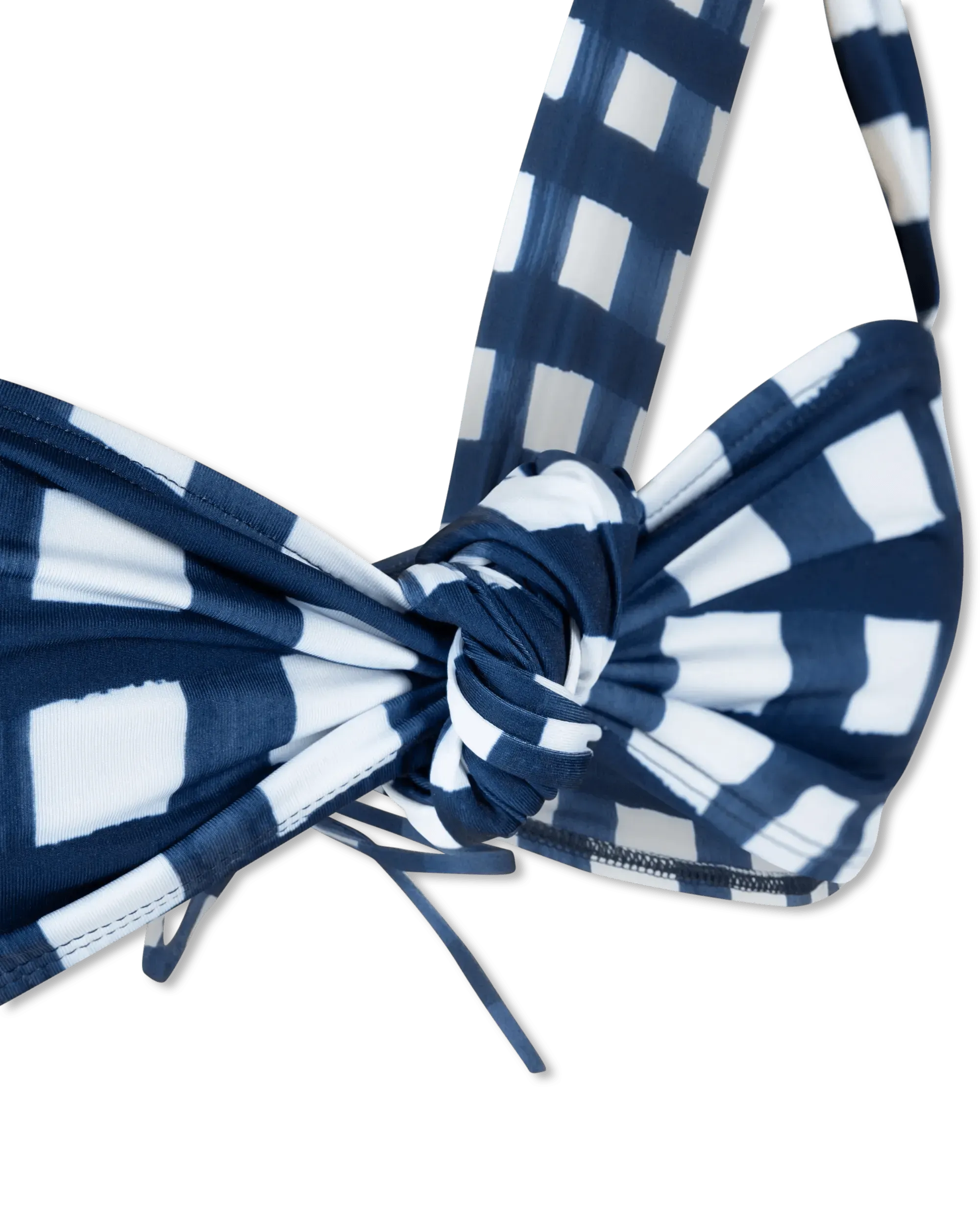 Vichy Check Bikini Top - DIHSAN