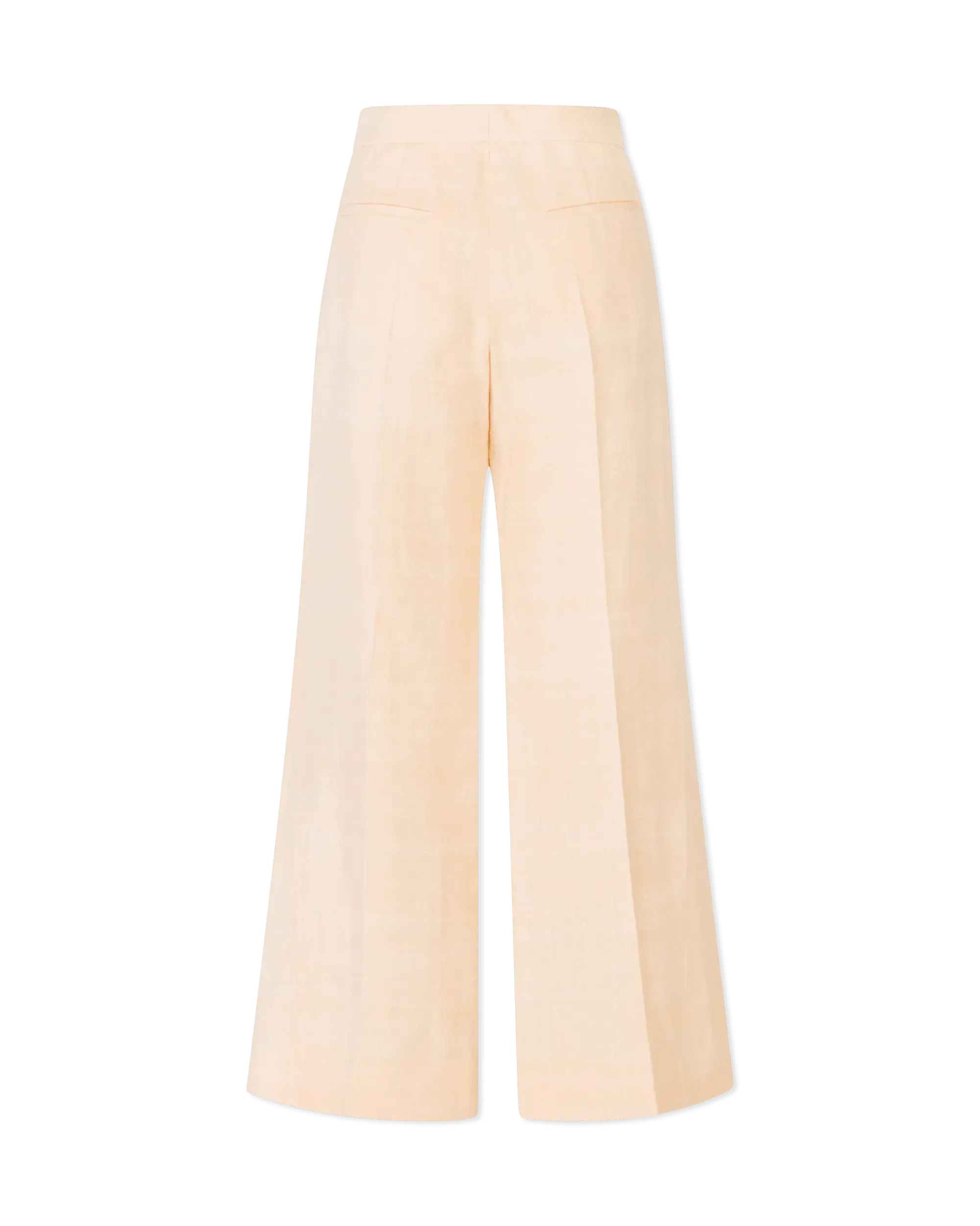 Structured Linen Silk Pants - DIHSAN