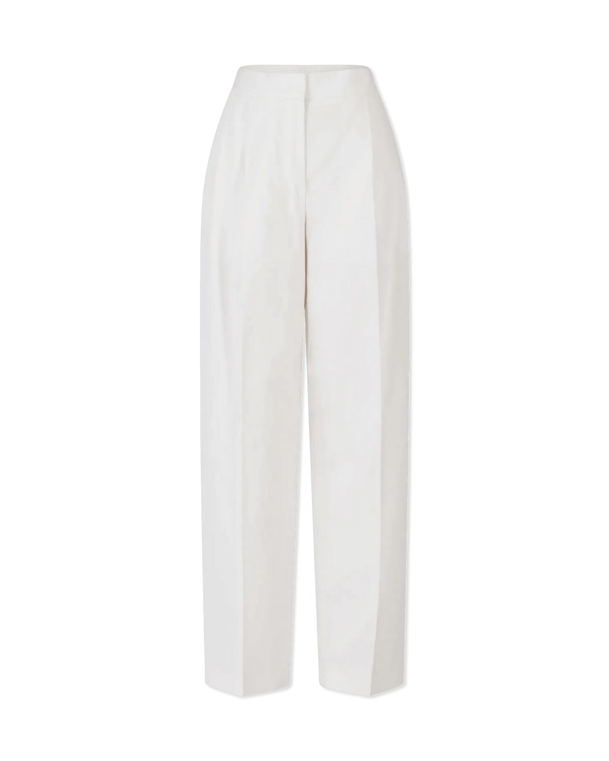 Jil Sander White Organic Cotton Gabardine Pants | DIHSAN