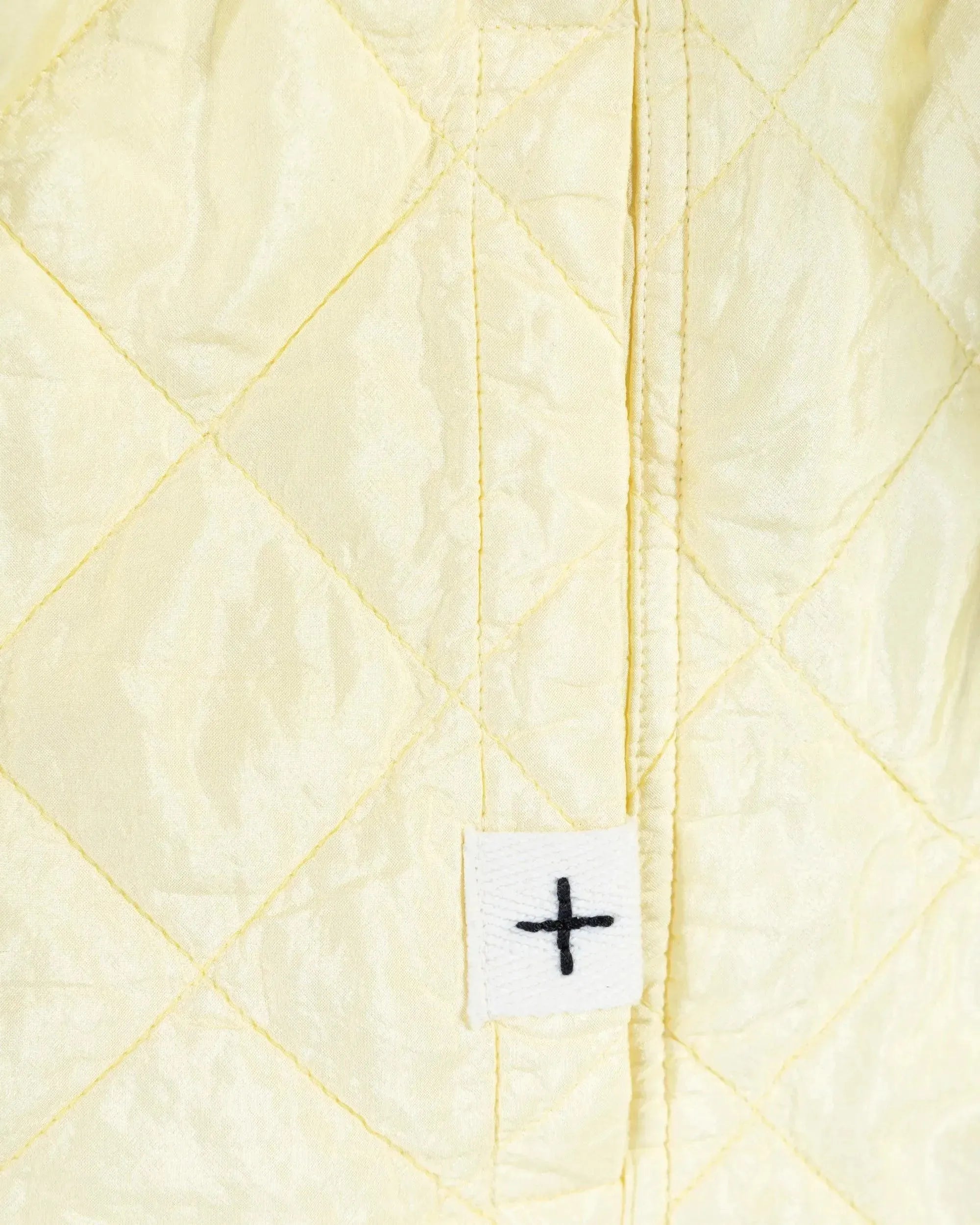 Quilted Silk And Nylon Jacket - DIHSAN