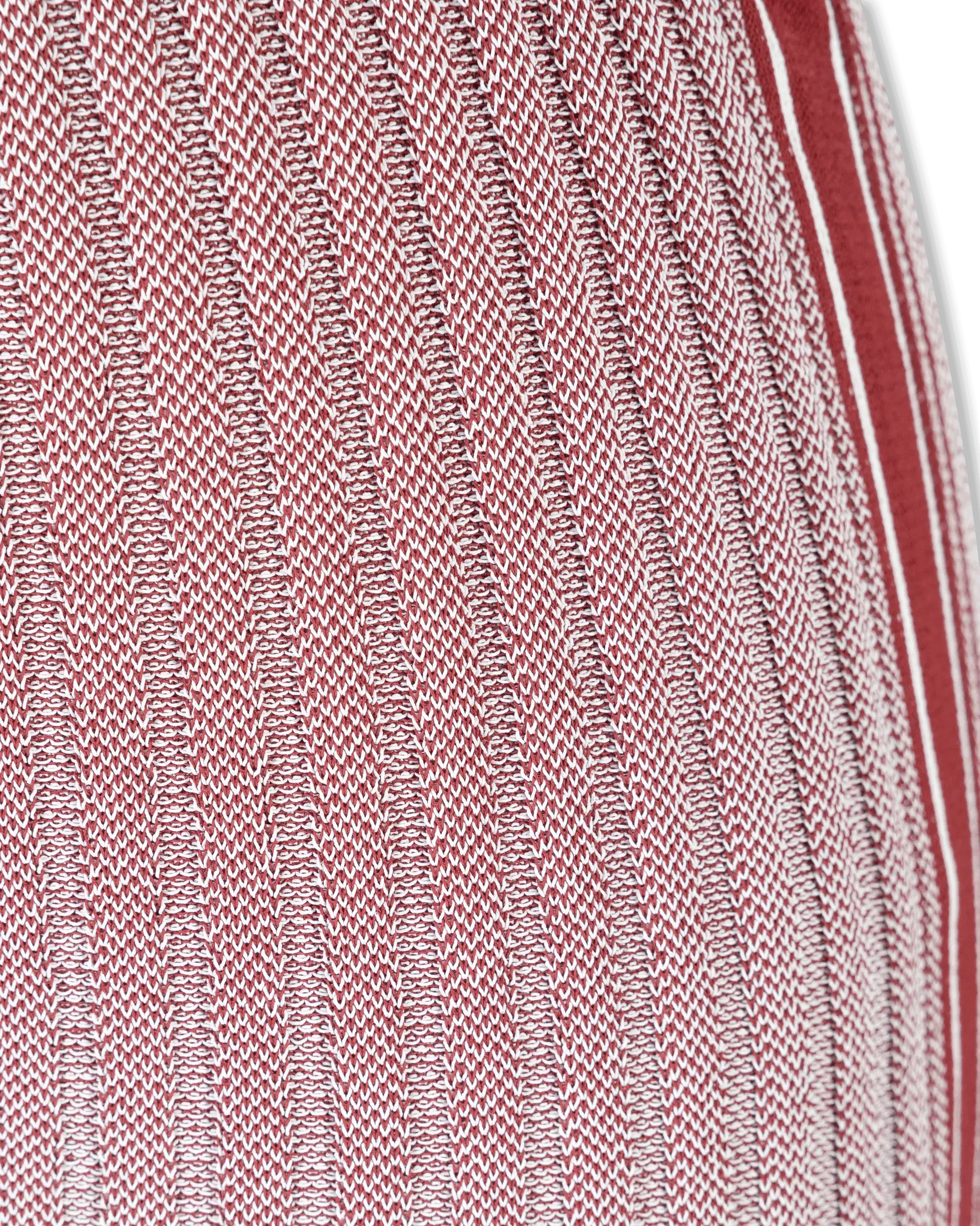 Ribbed Knit Flared Pants - DIHSAN
