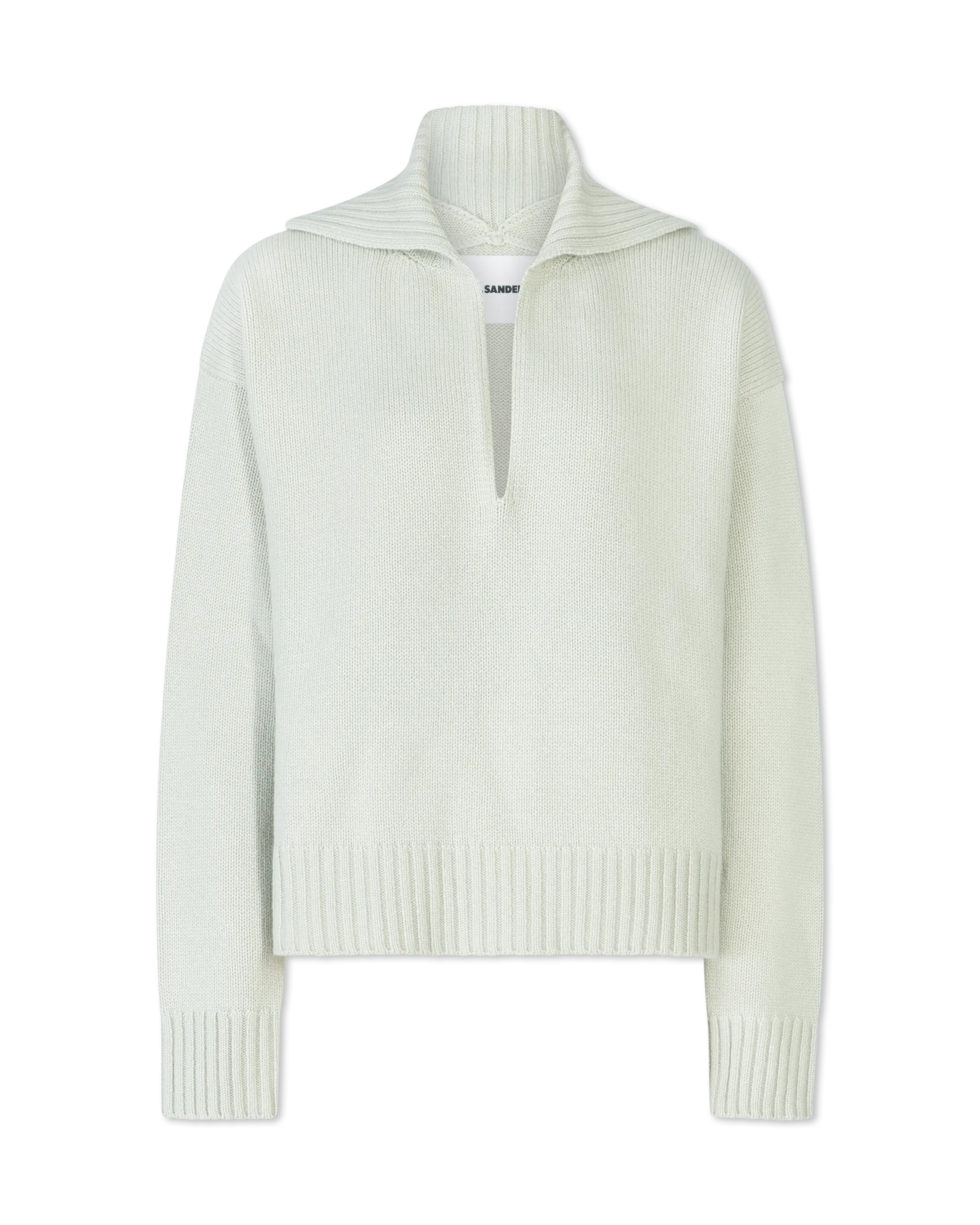 V-Neck Collar Long Sleeve Sweater