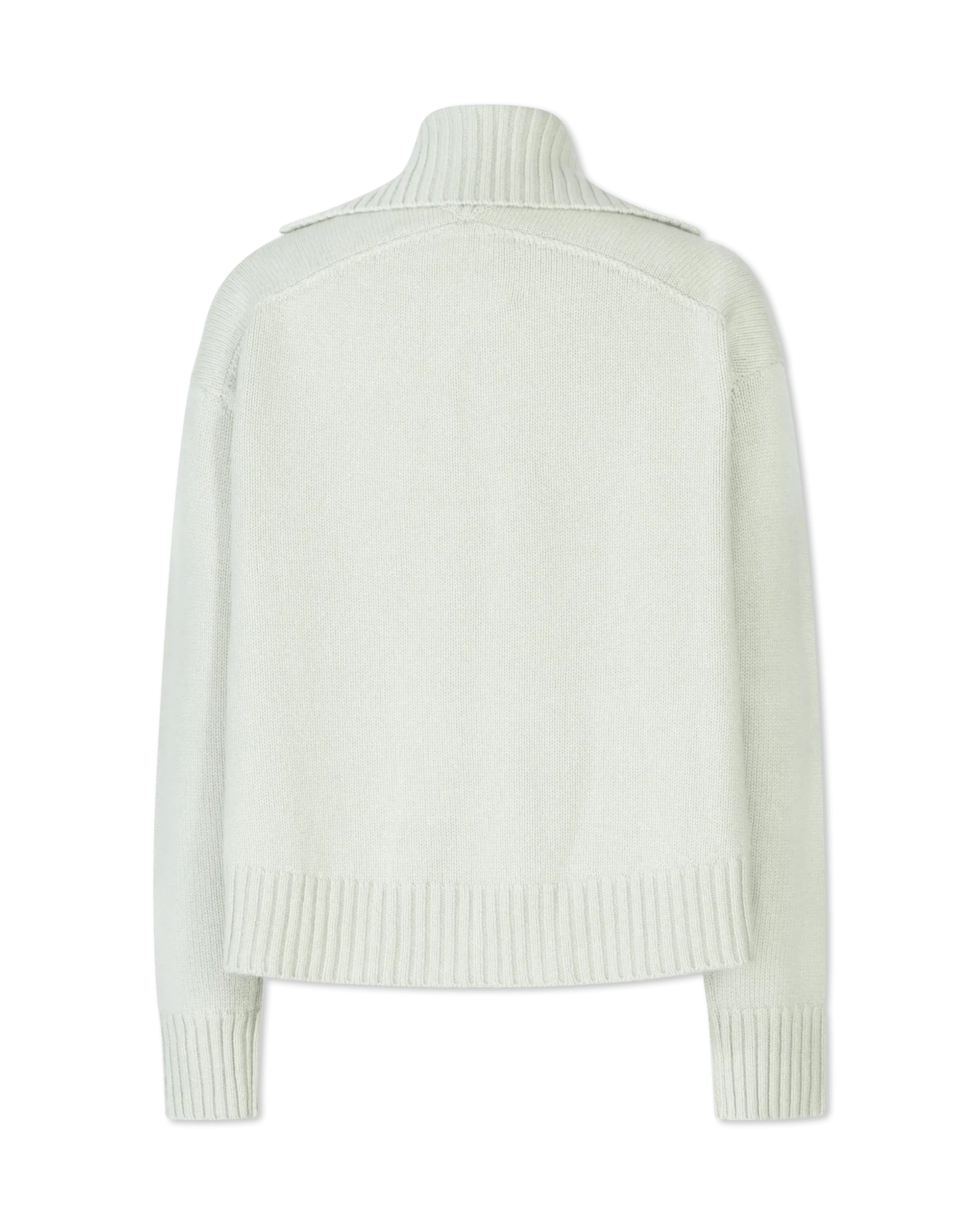 V-Neck Collar Long Sleeve Sweater - DIHSAN