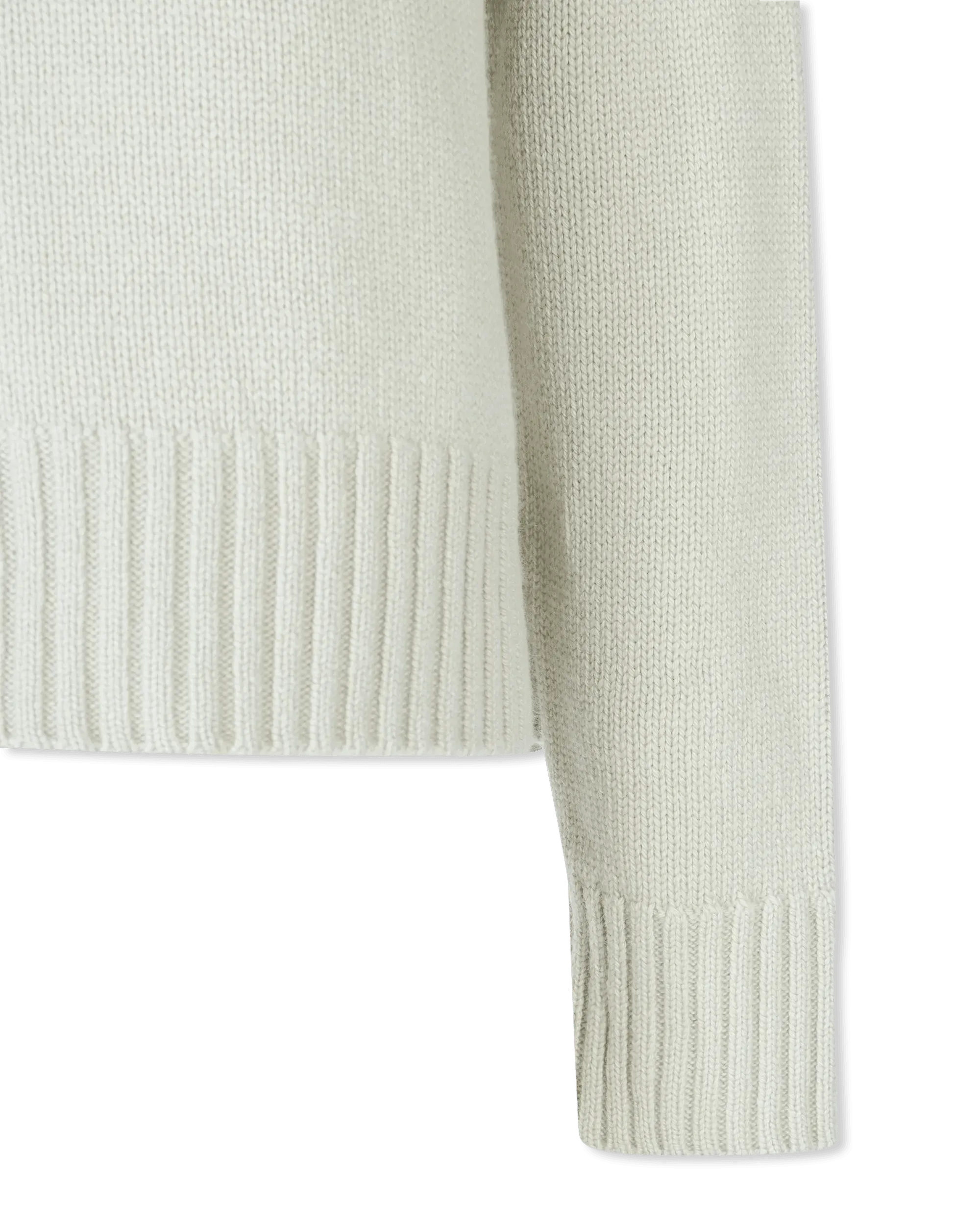 V-Neck Collar Long Sleeve Sweater - DIHSAN