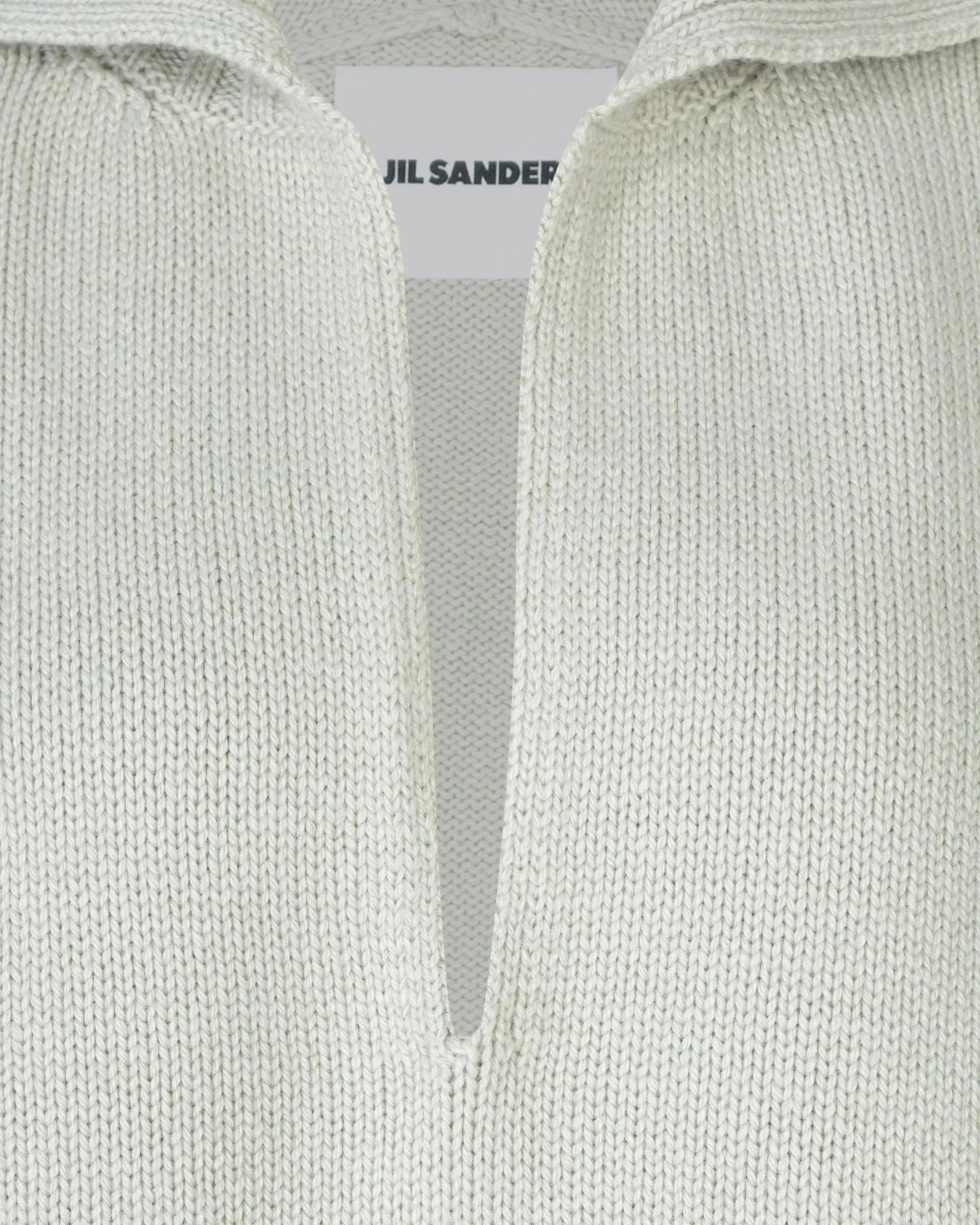 V-Neck Collar Long Sleeve Sweater - DIHSAN
