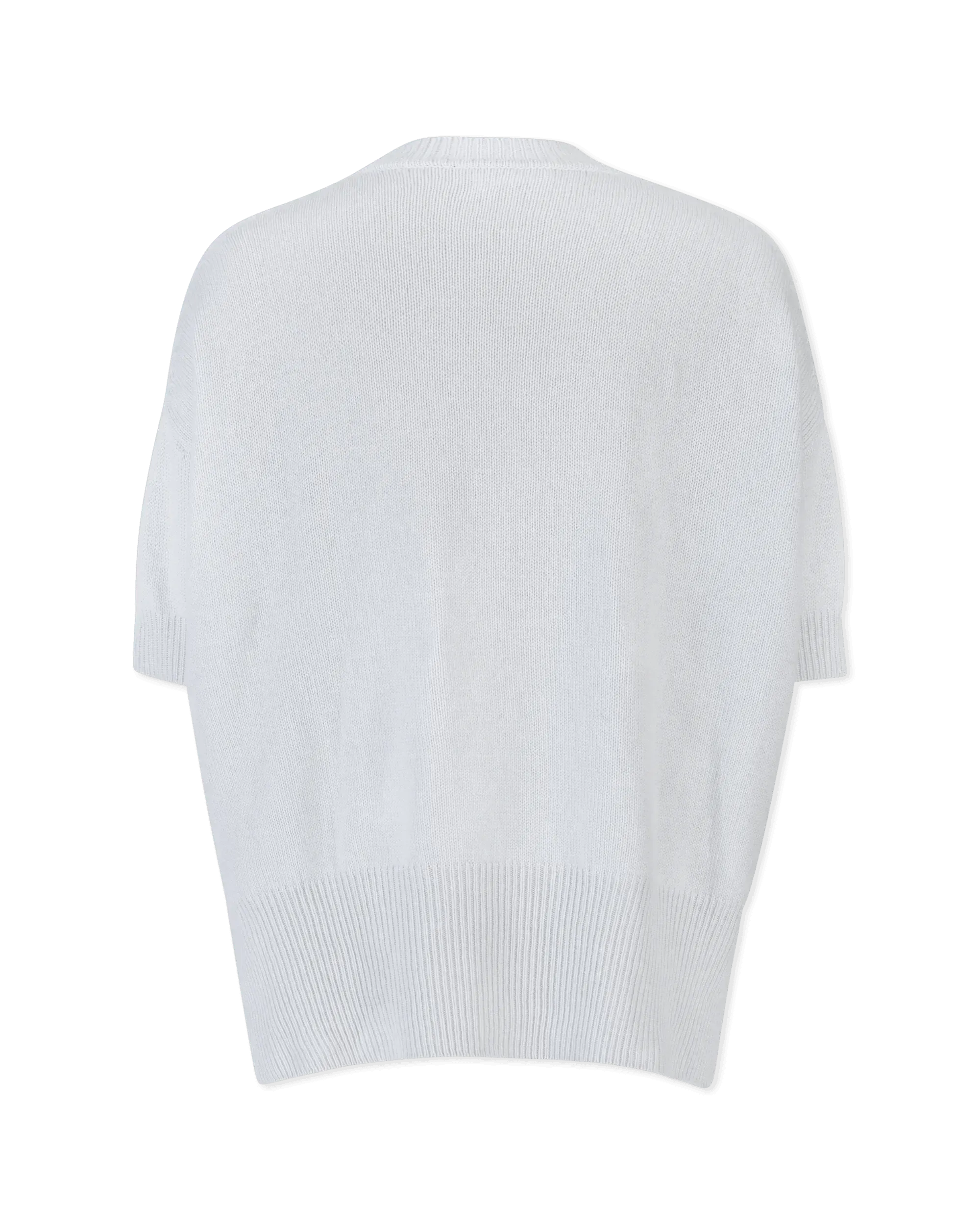 Short Sleeve Crewneck Sweater - DIHSAN