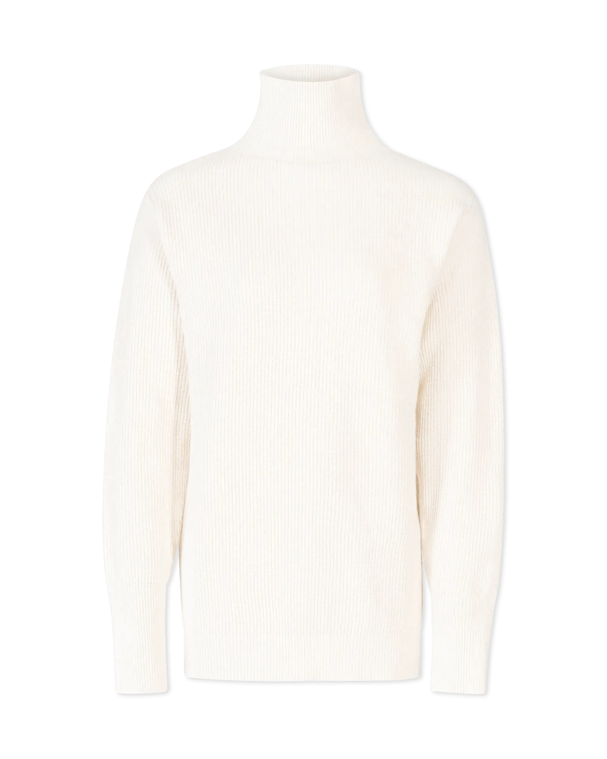 High Neck Long Sleeve Sweater - DIHSAN