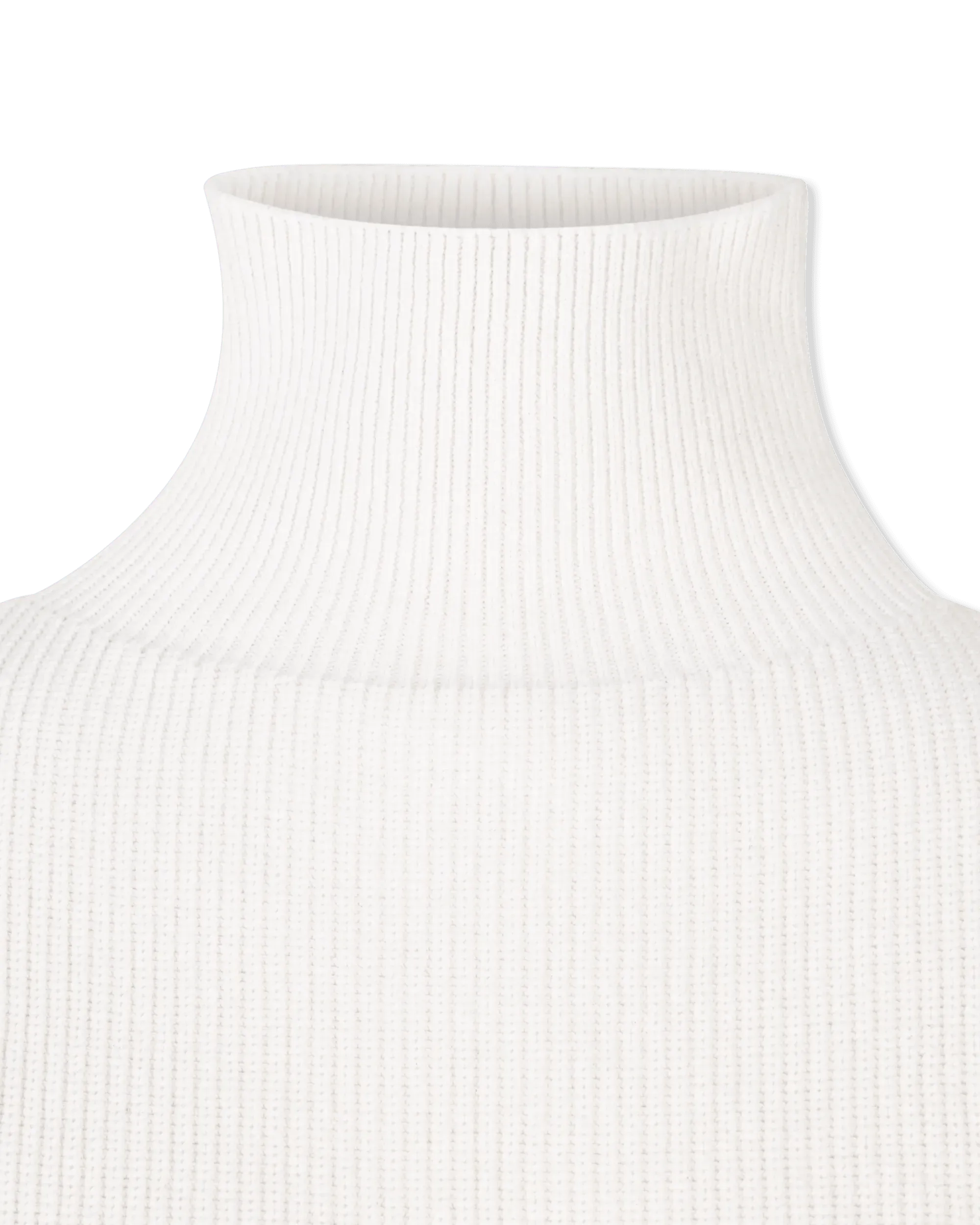 High Neck Long Sleeve Sweater - DIHSAN