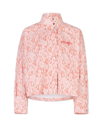 Snakeskin Printed Blouson Jacket - DIHSAN