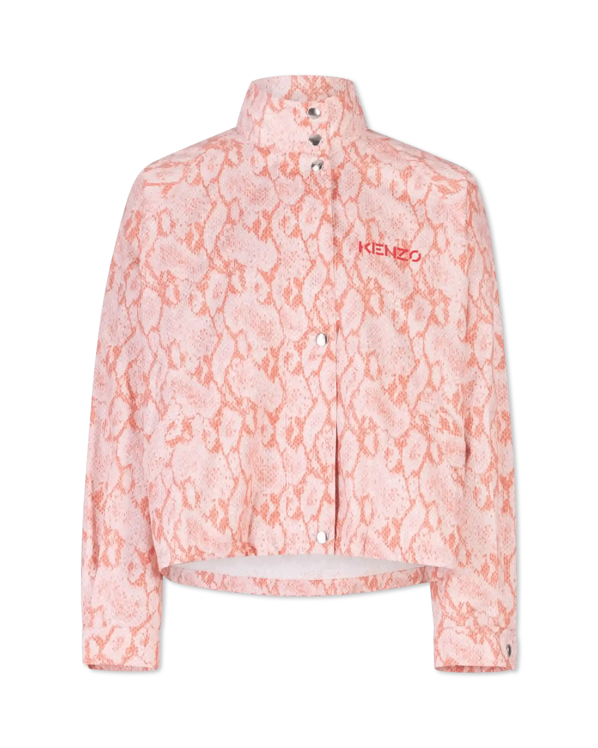 Snakeskin Printed Blouson Jacket - DIHSAN