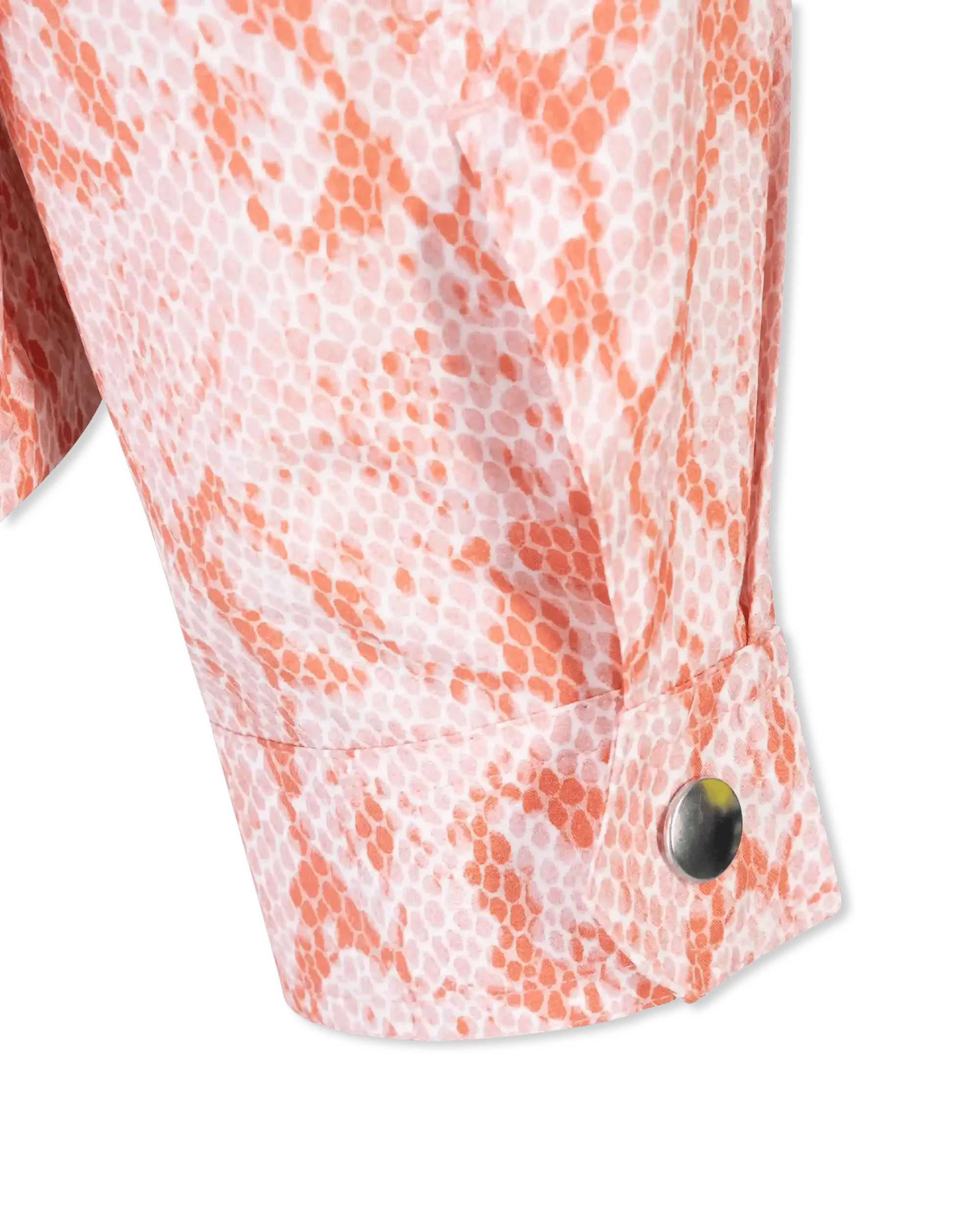 Snakeskin Printed Blouson Jacket - DIHSAN