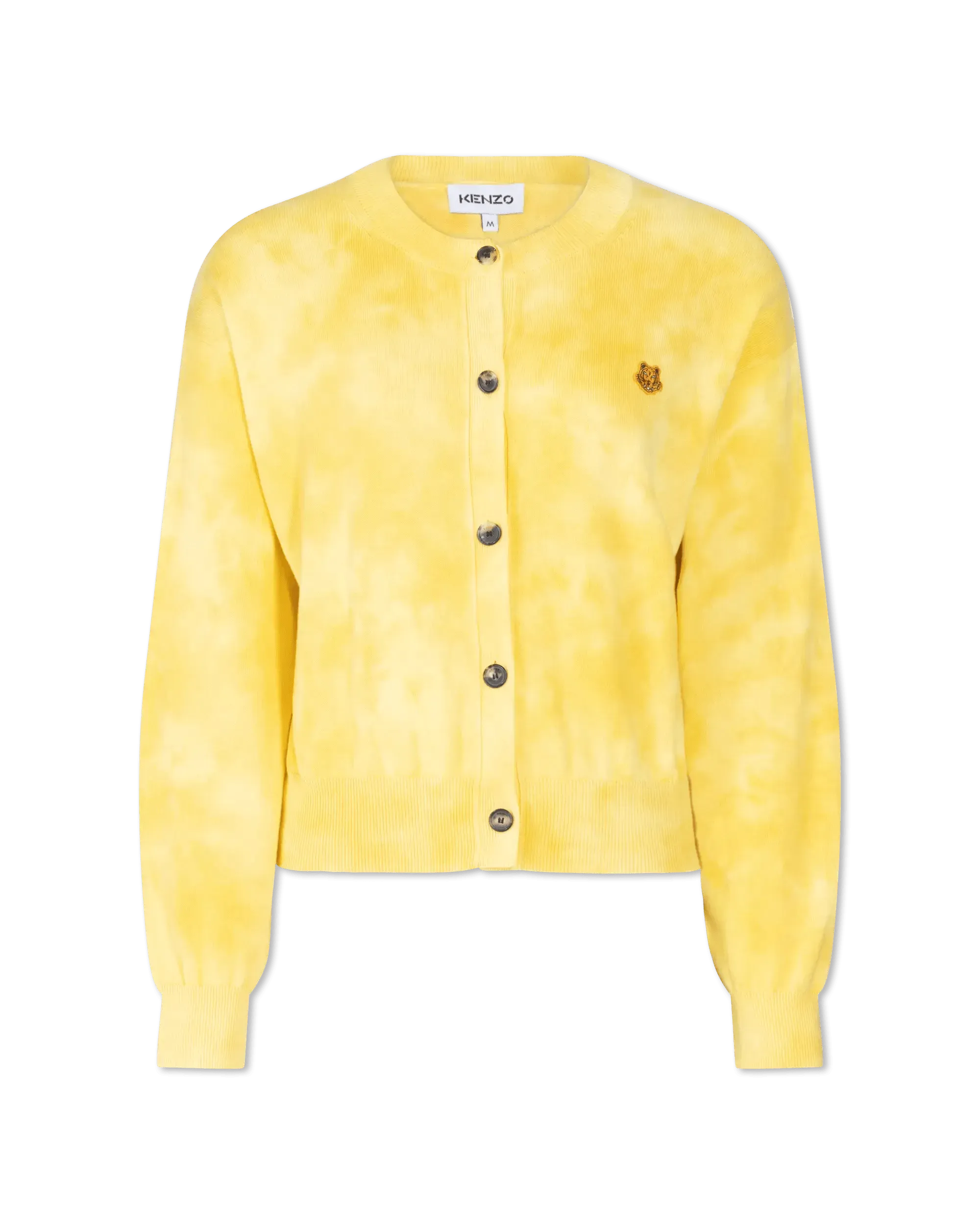 Tiger Crest Tie-Dye Cardigan - DIHSAN