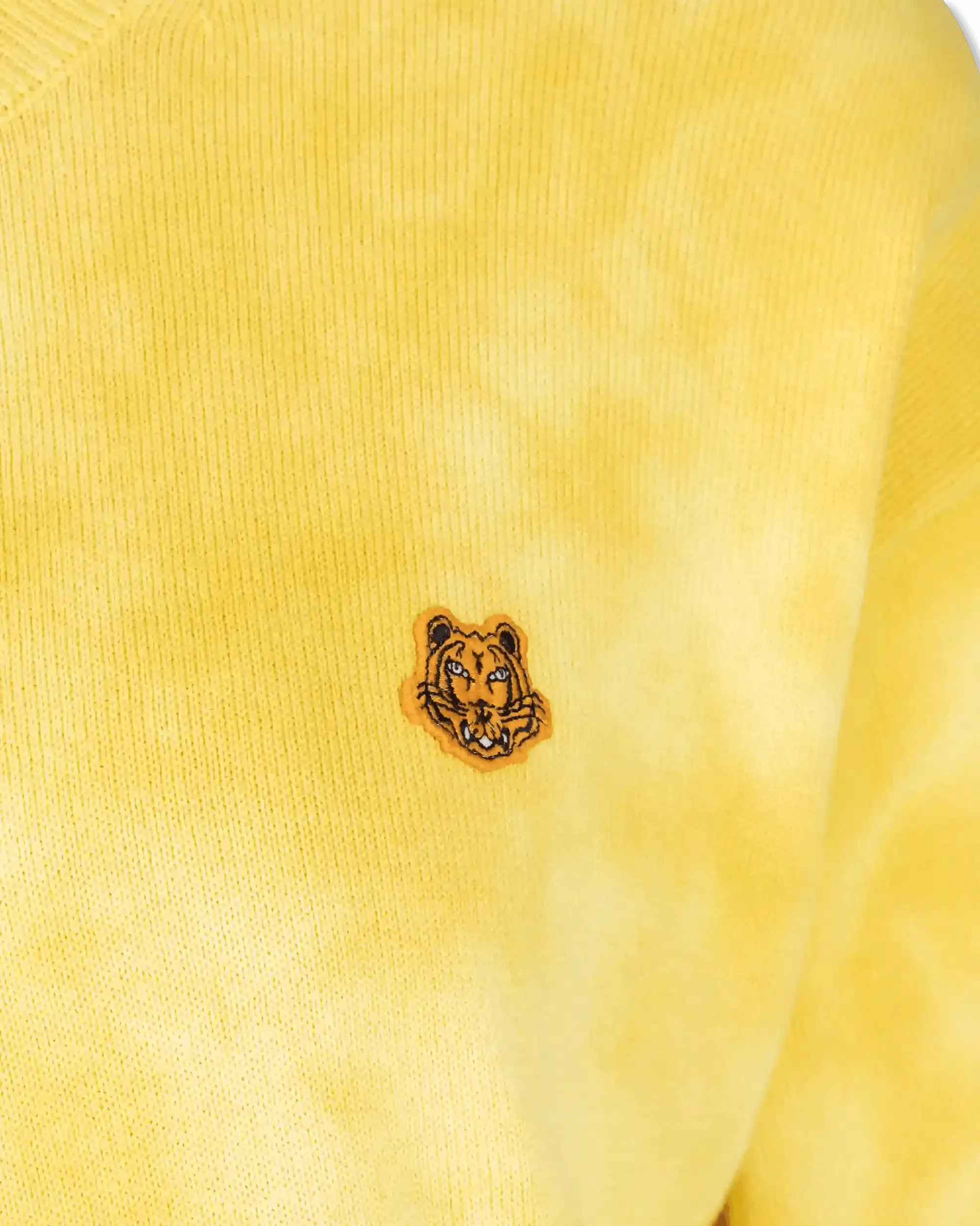 Tiger Crest Tie-Dye Cardigan - DIHSAN