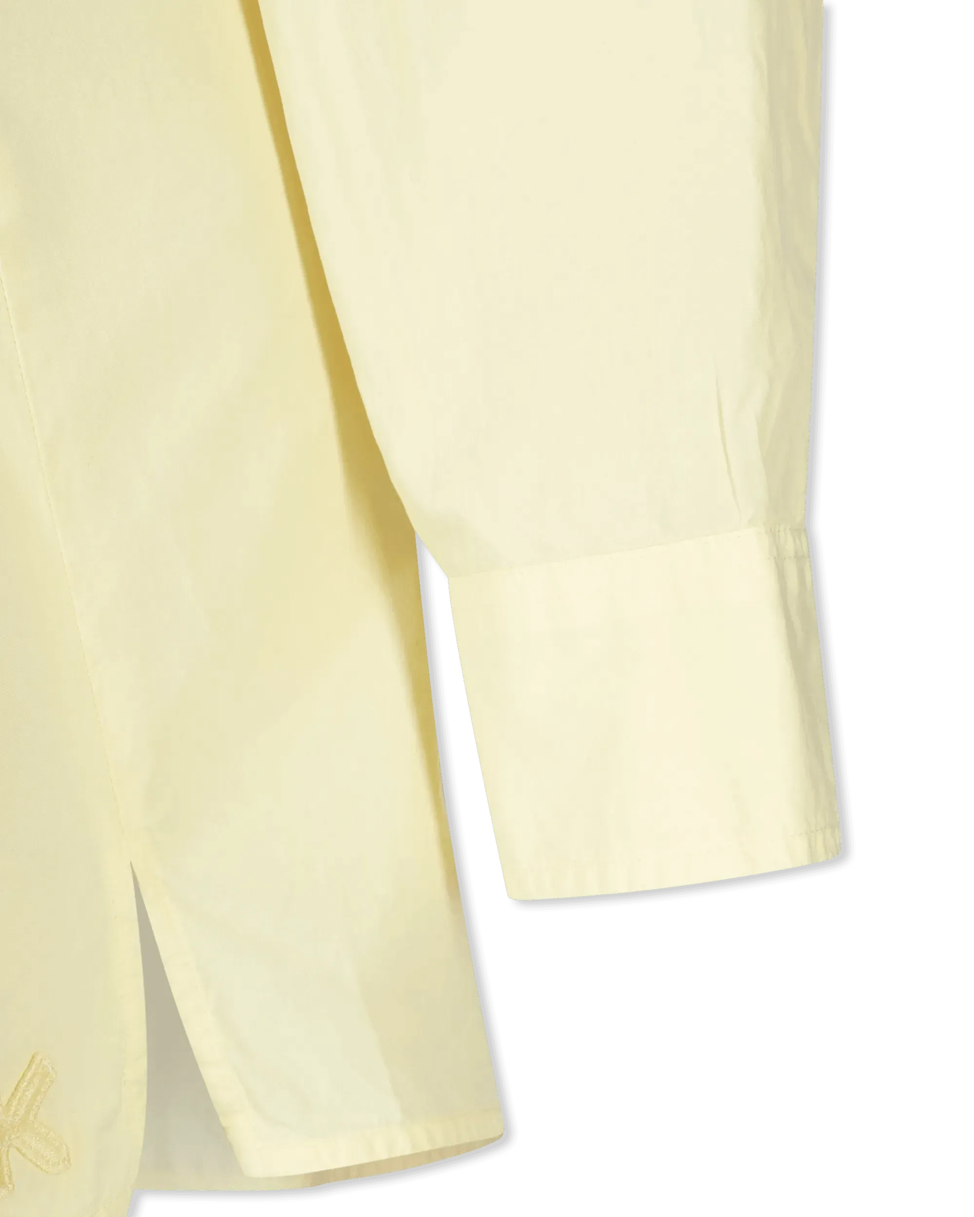 Button Detail Cotton Shirt - DIHSAN