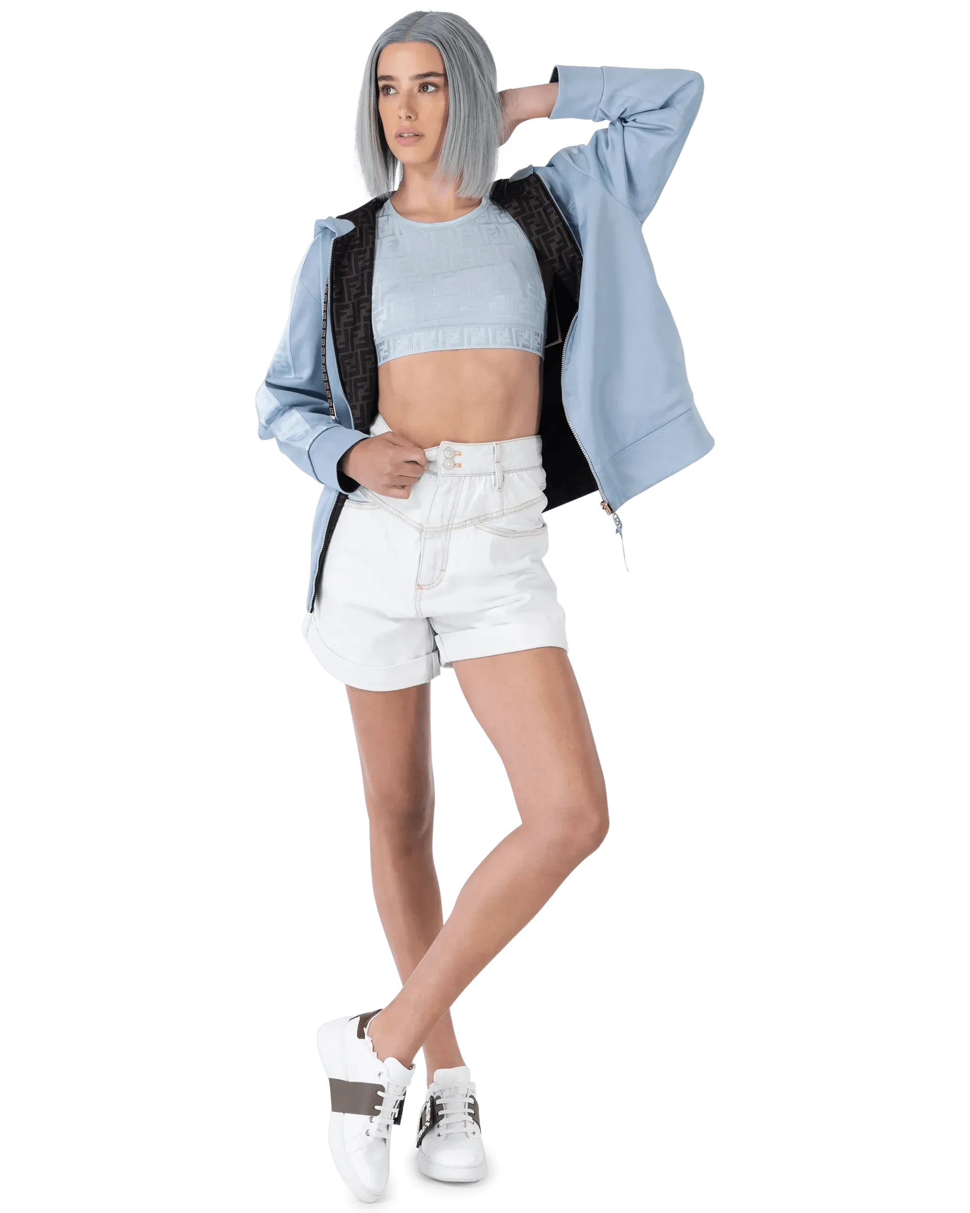 A-Line Denim Shorts - DIHSAN