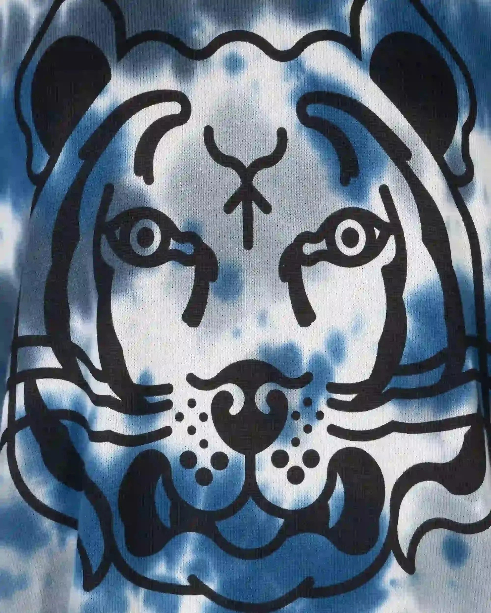 K-Tiger Tie-Dye Crewneck Sweatshirt - DIHSAN