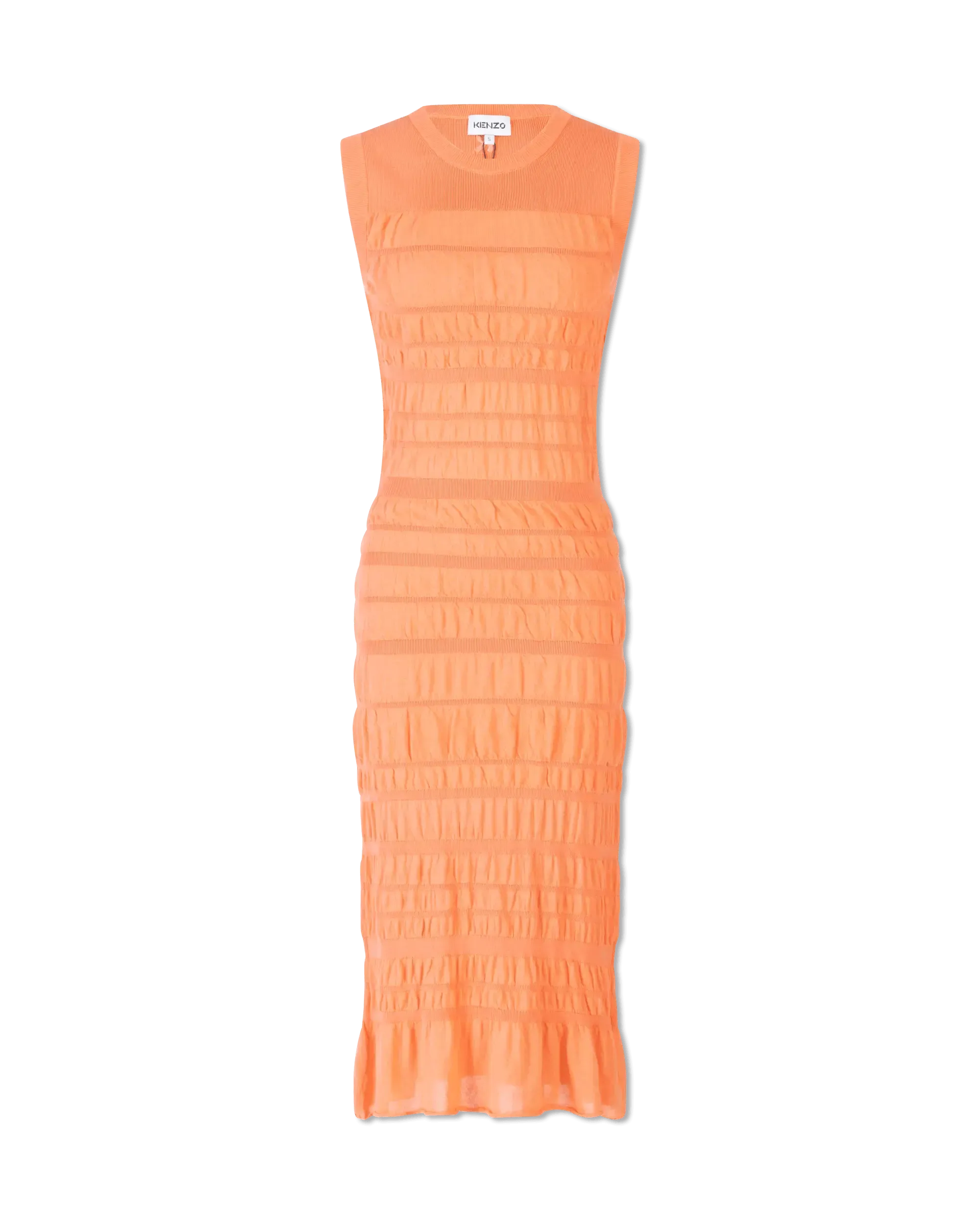 Sleeveless Ribbed Midi Dress - DIHSAN