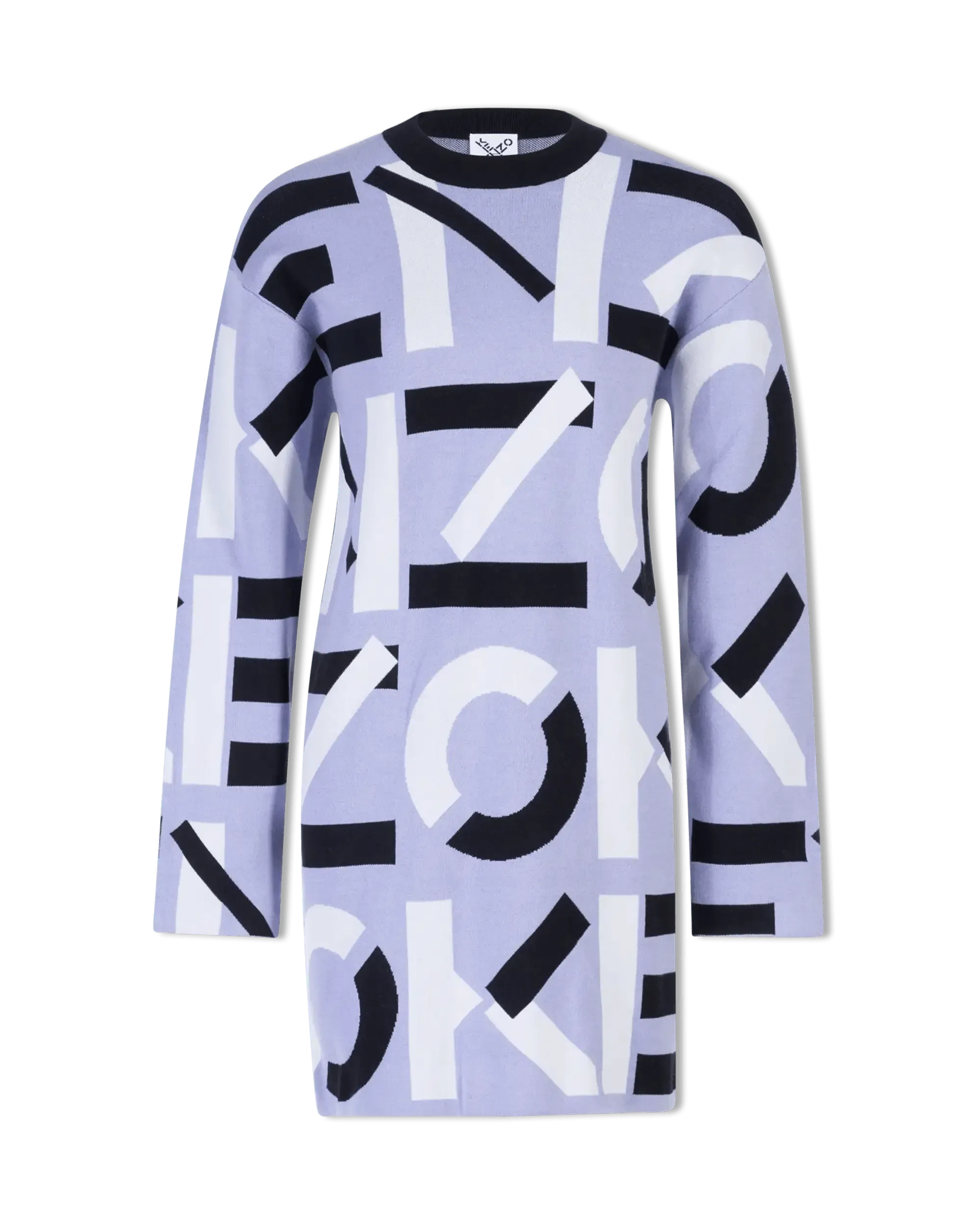 Monogram Sweater Dress - DIHSAN