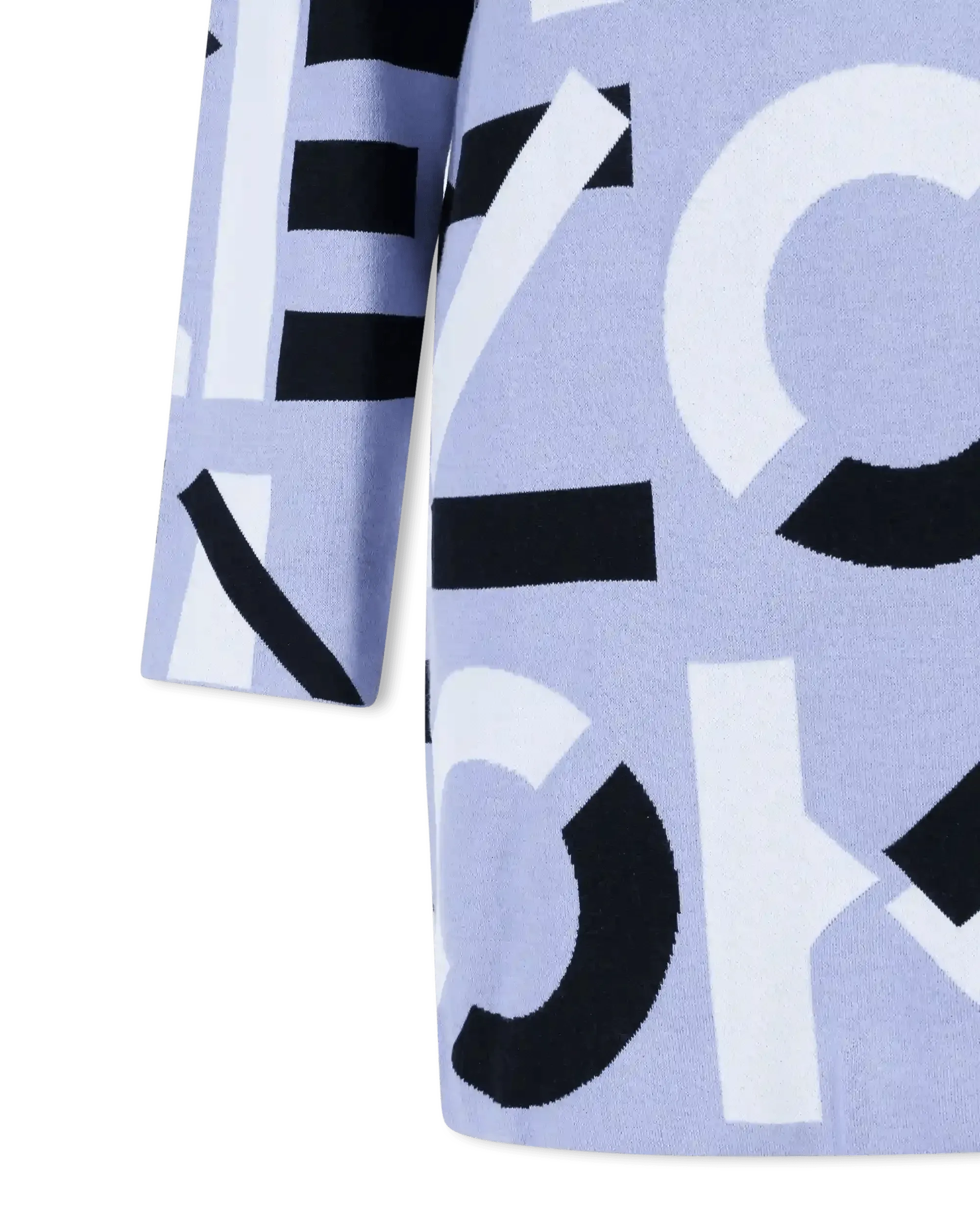 Monogram Sweater Dress - DIHSAN