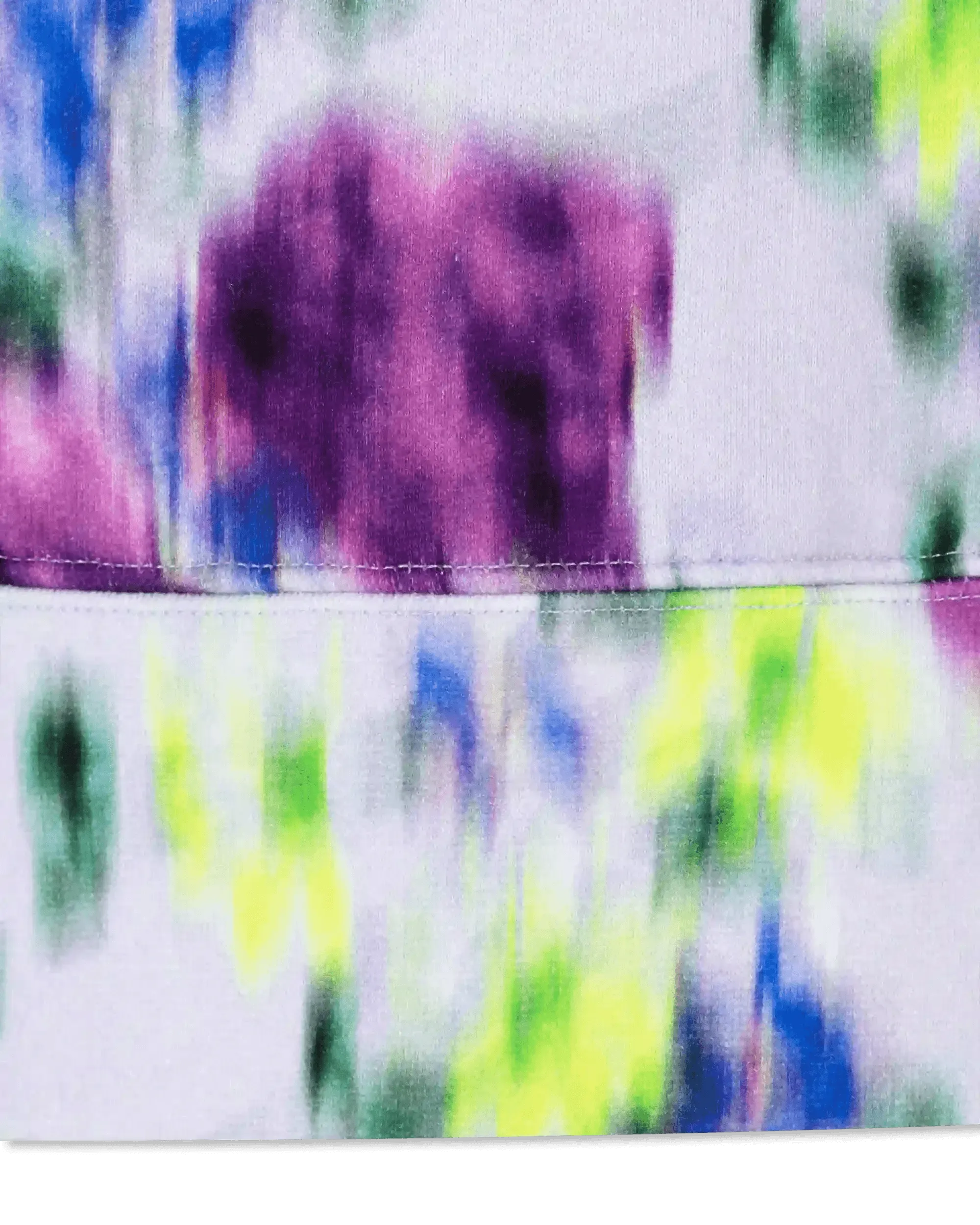 Blurred Floral Printed Hoodie - DIHSAN