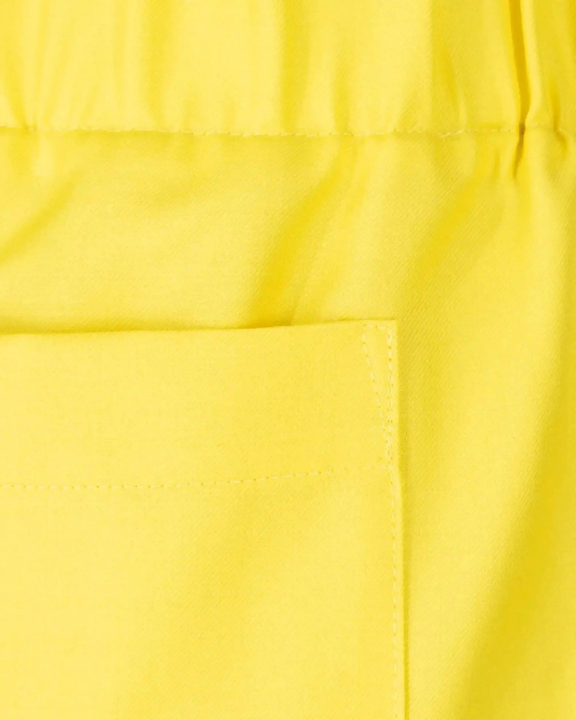 Wool Elasticated Cropped Pants - DIHSAN