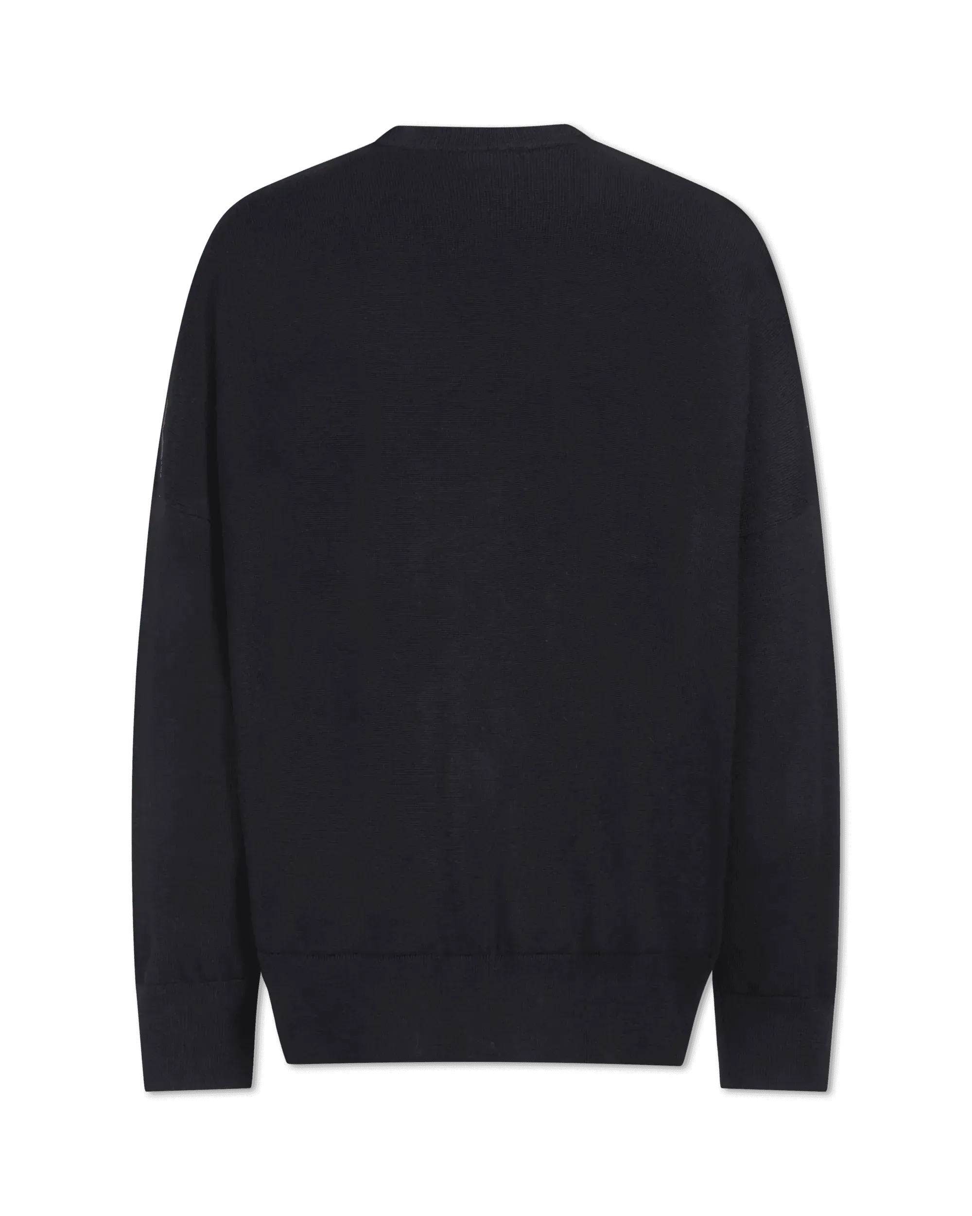 Wool Anagram Crewneck Sweater - DIHSAN