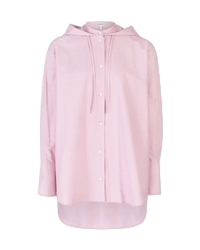 Anagram Jacquard Hooded Shirt - DIHSAN