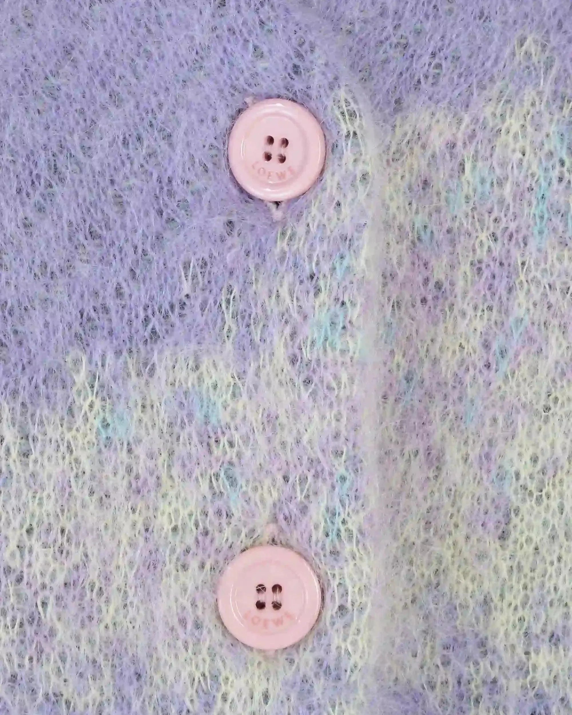 Multicolor Mohair Blend Unicorn Jacquard Cardigan by Loewe | DIHSAN