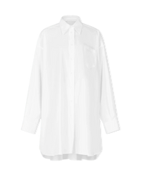 Semi-Sheer Shirt Dress - DIHSAN