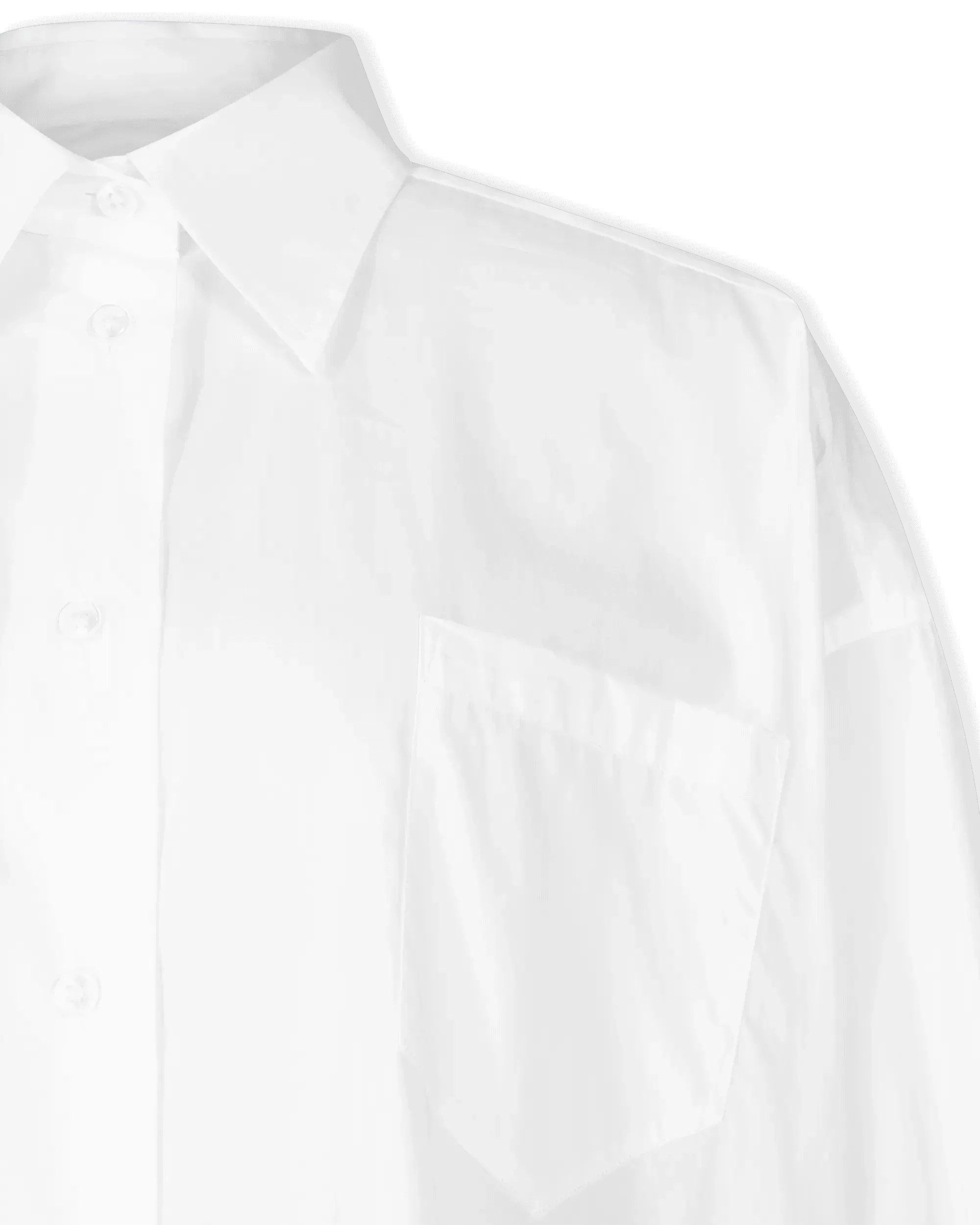 Semi-Sheer Shirt Dress - DIHSAN