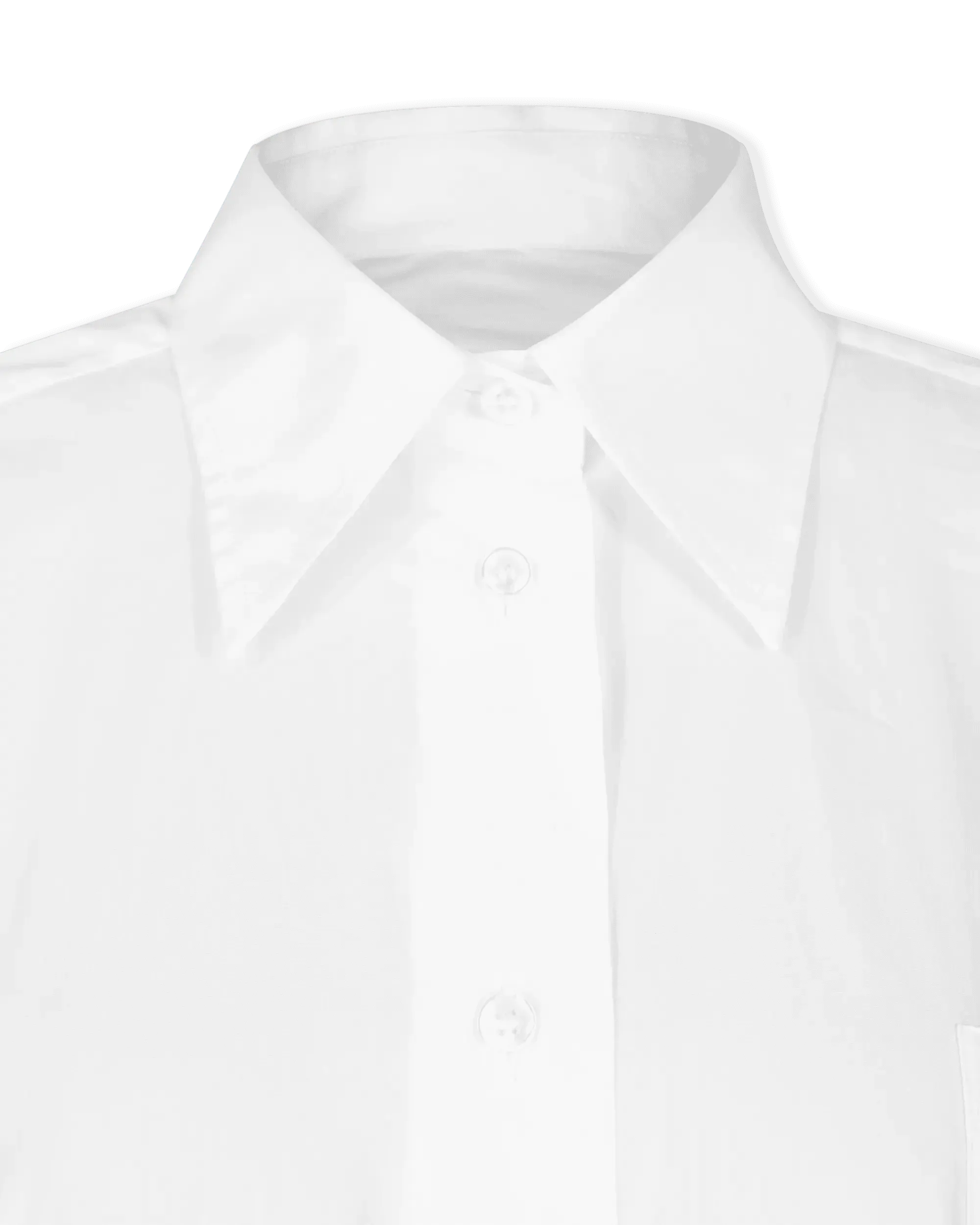 Semi-Sheer Shirt Dress - DIHSAN