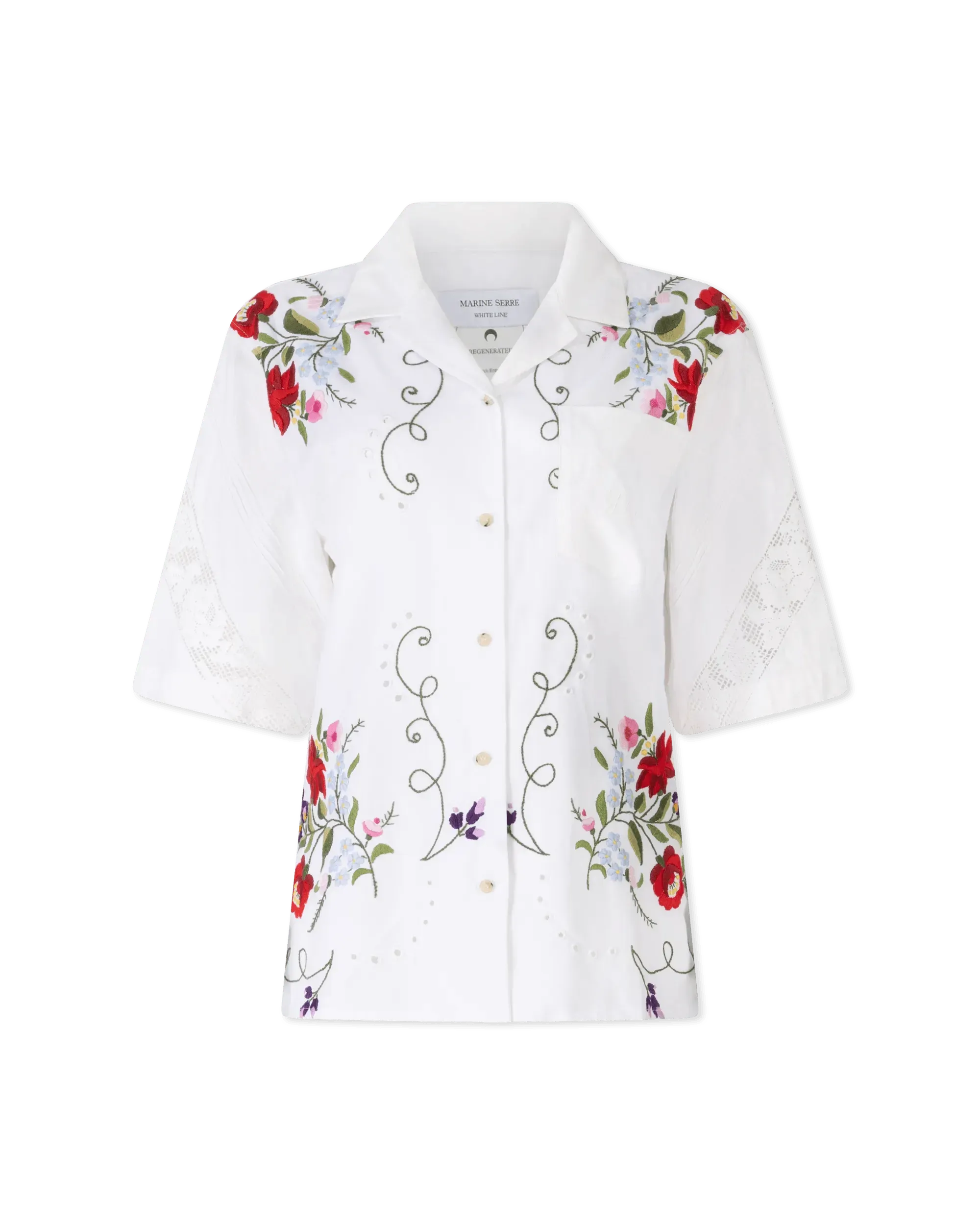 Embroidered Linen Shirt - DIHSAN