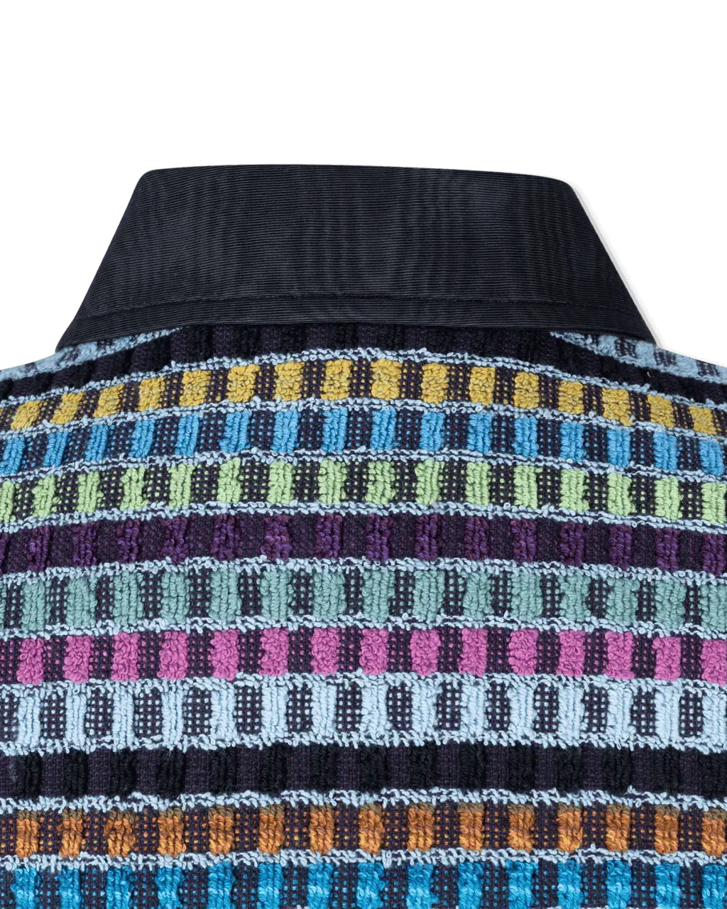 Cropped Textured Boxy Jacket - DIHSAN
