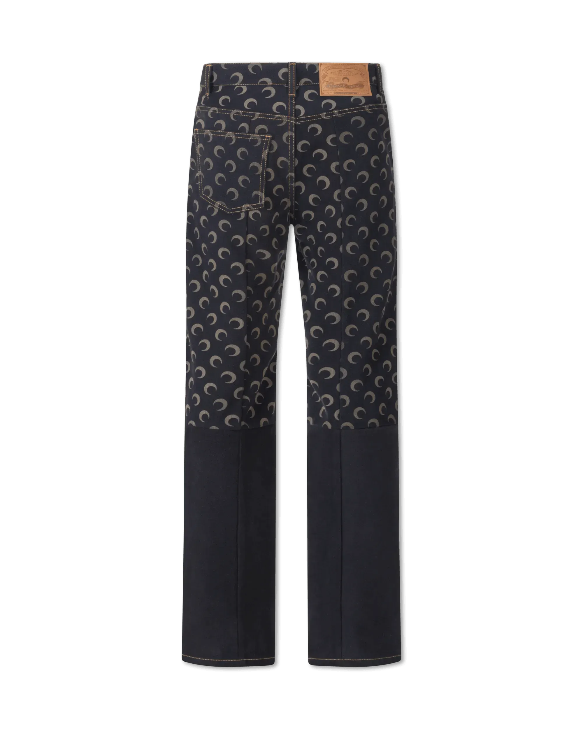 Black Cotton Moon Marine Serre Jeans by Marine Serre | DIHSAN