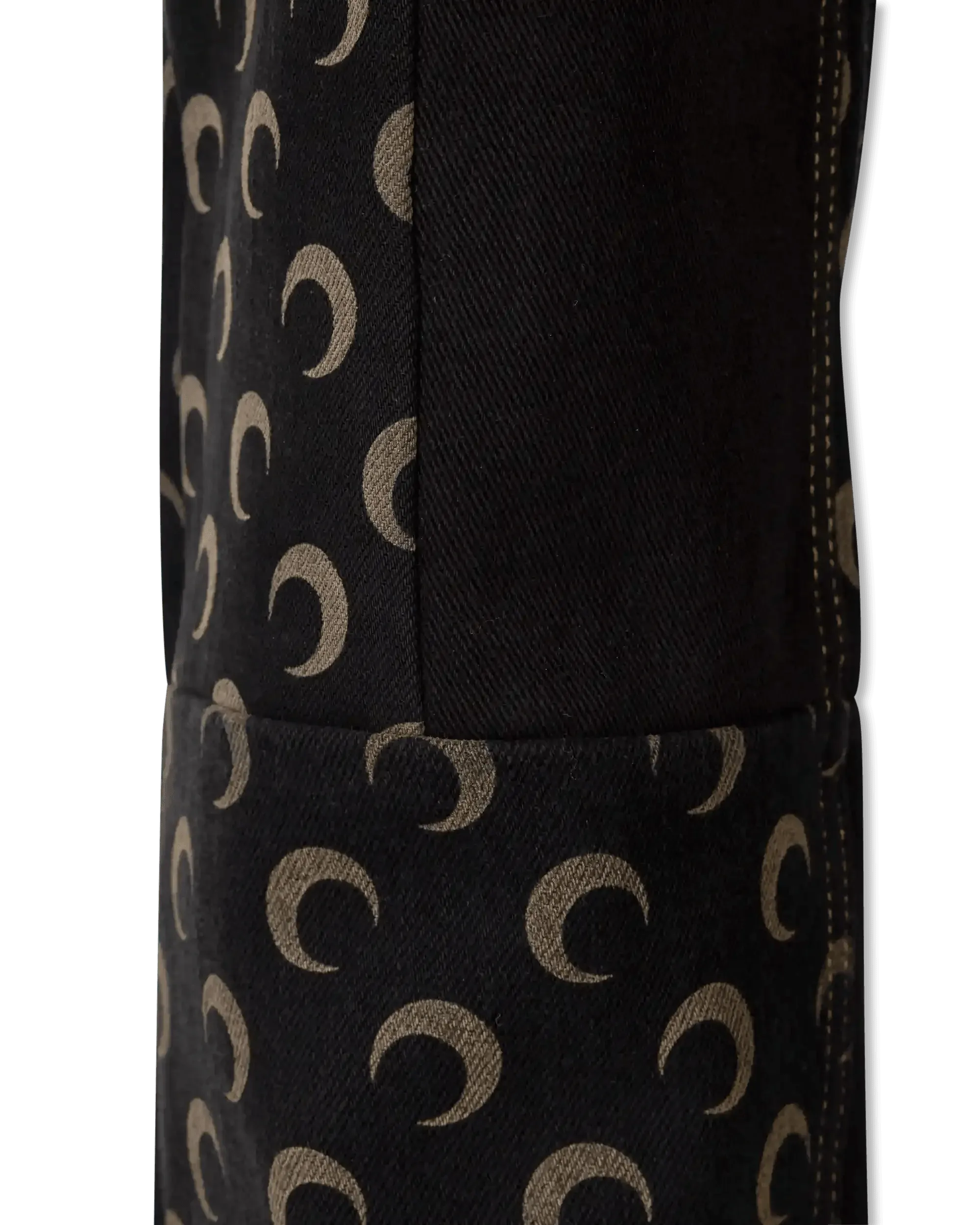 Black Cotton Moon Marine Serre Jeans by Marine Serre | DIHSAN