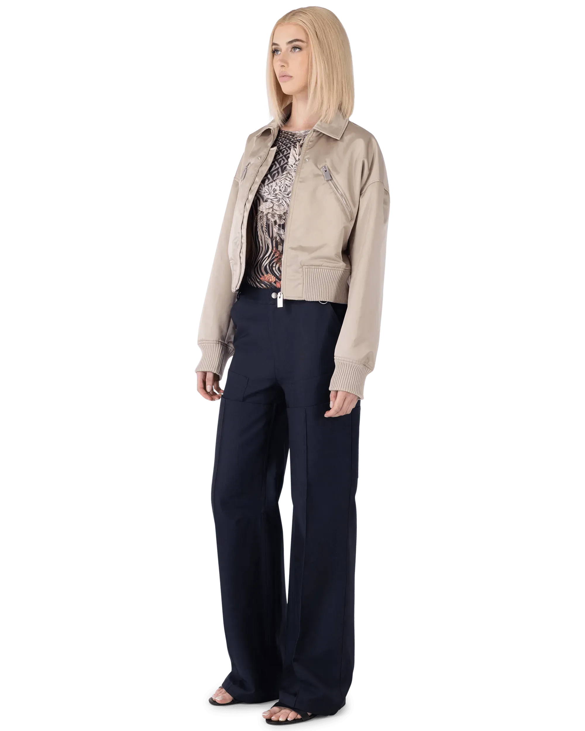 Wide Leg Survival Tailored Pants - DIHSAN