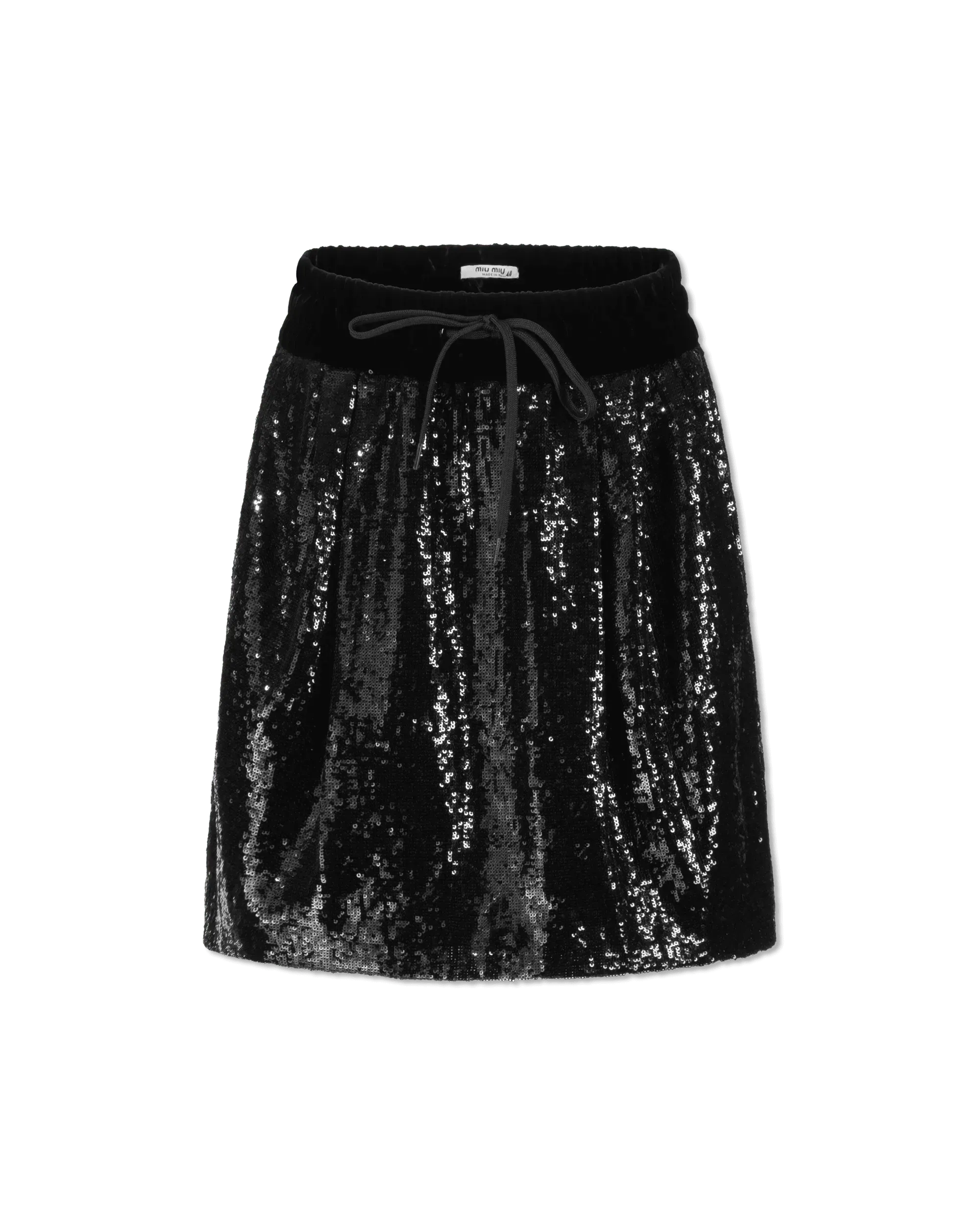 Sequined Mini Skirt - DIHSAN