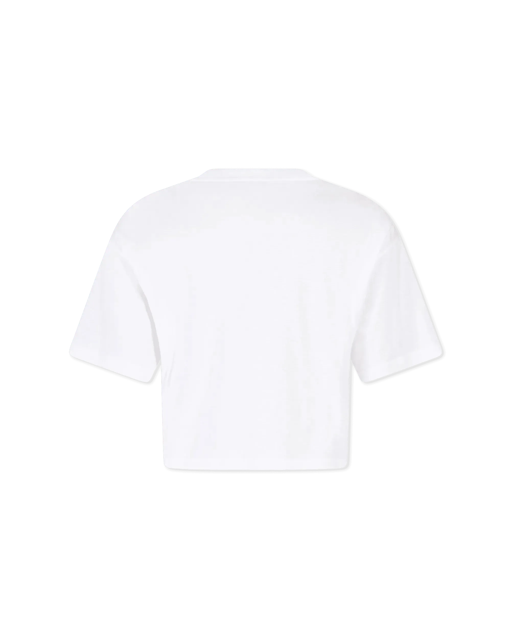 Sequinned Logo Cropped T-Shirt - DIHSAN