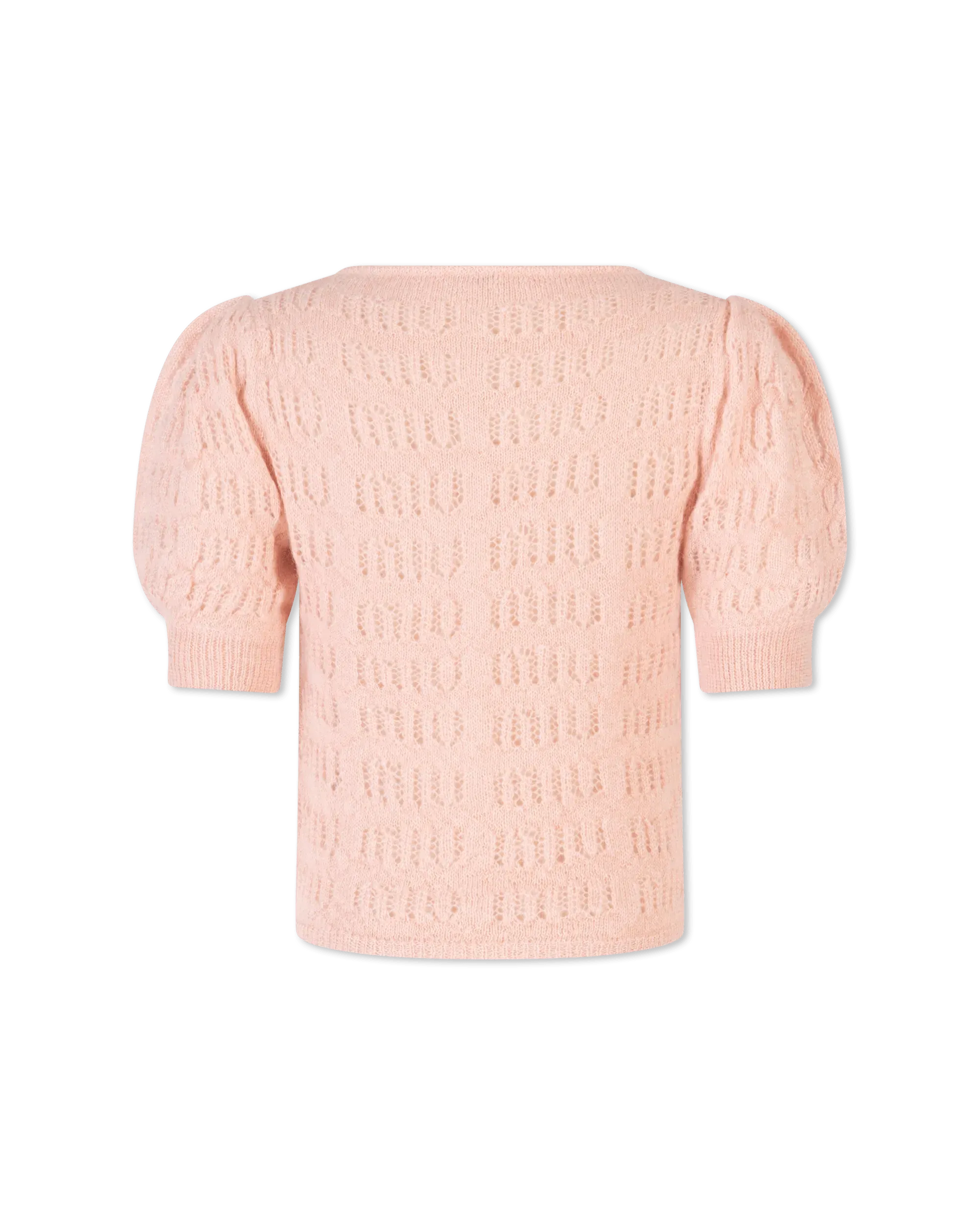 Puff Sleeve Mohair F7 Sweater - DIHSAN