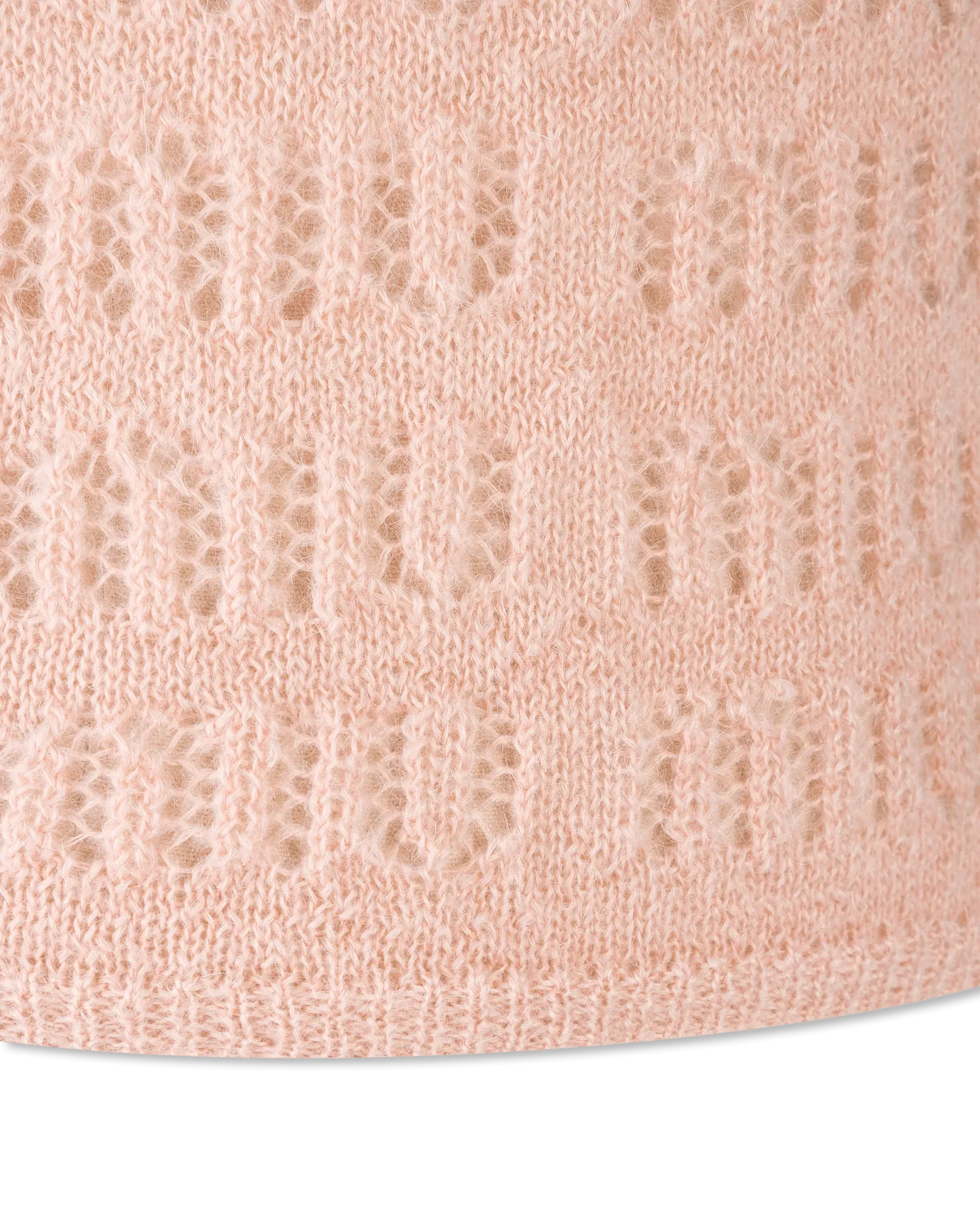 Puff Sleeve Mohair F7 Sweater - DIHSAN