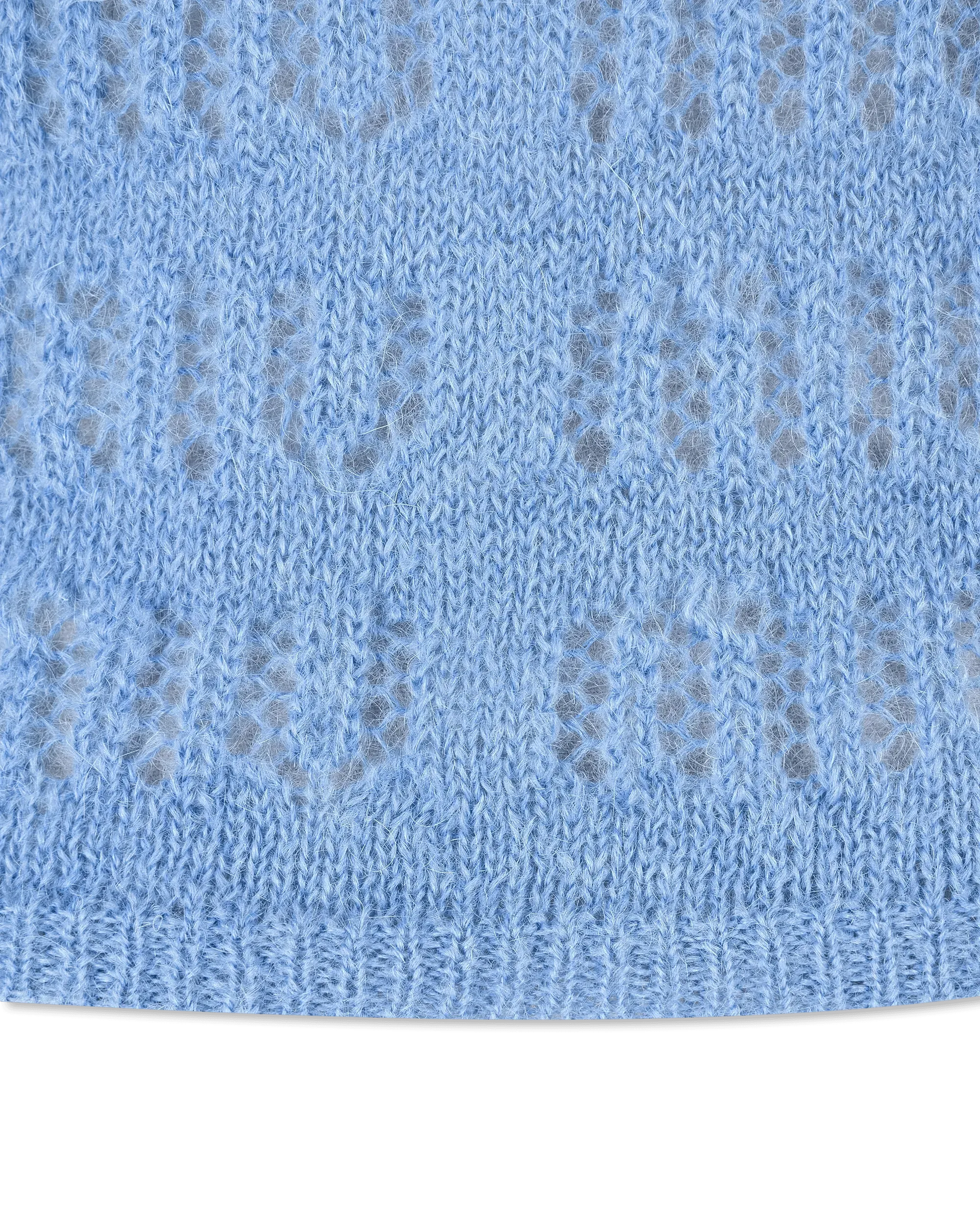 Puff Sleeve Mohair F7 Sweater - DIHSAN