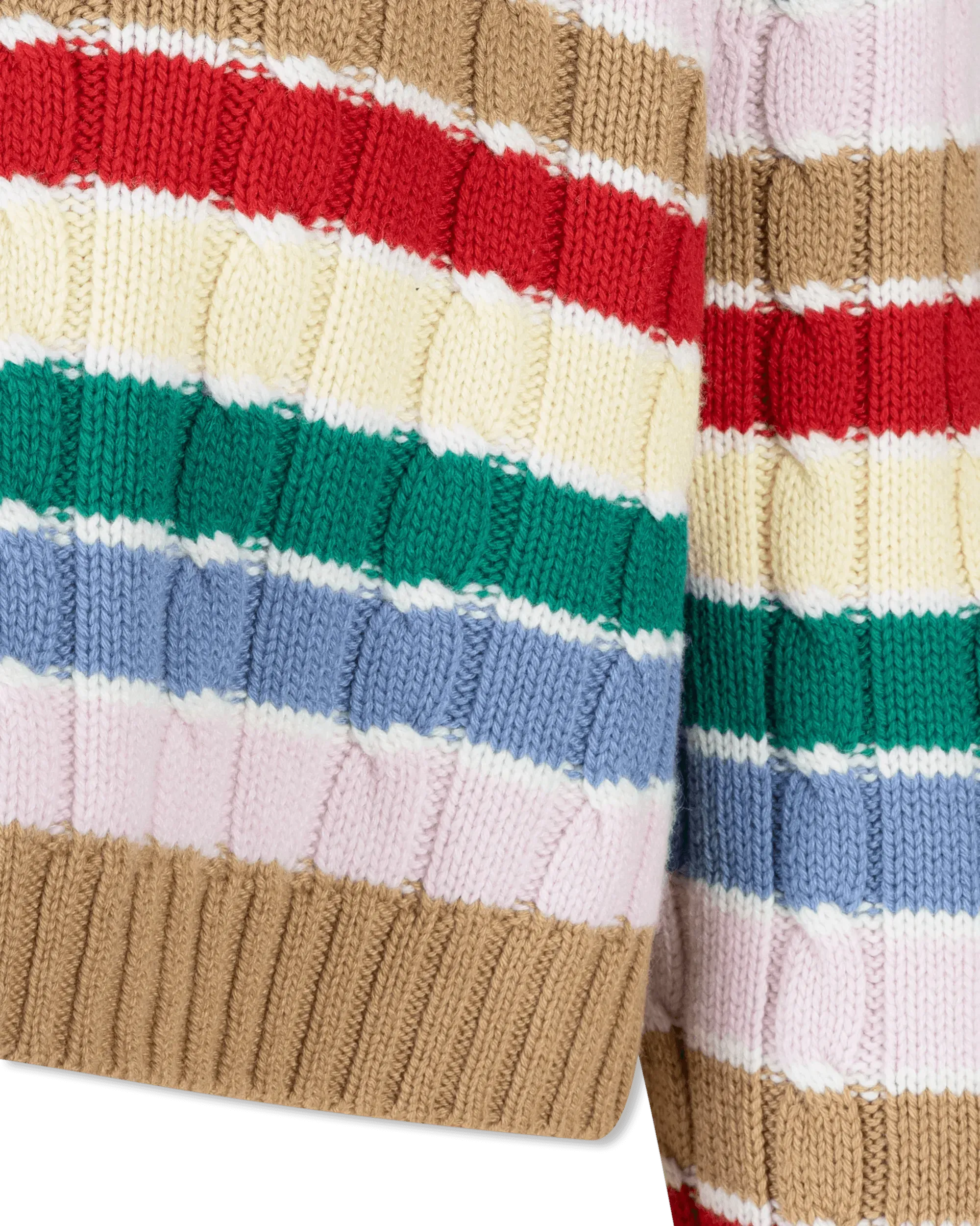 Cashmere Striped F5 Sweater - DIHSAN