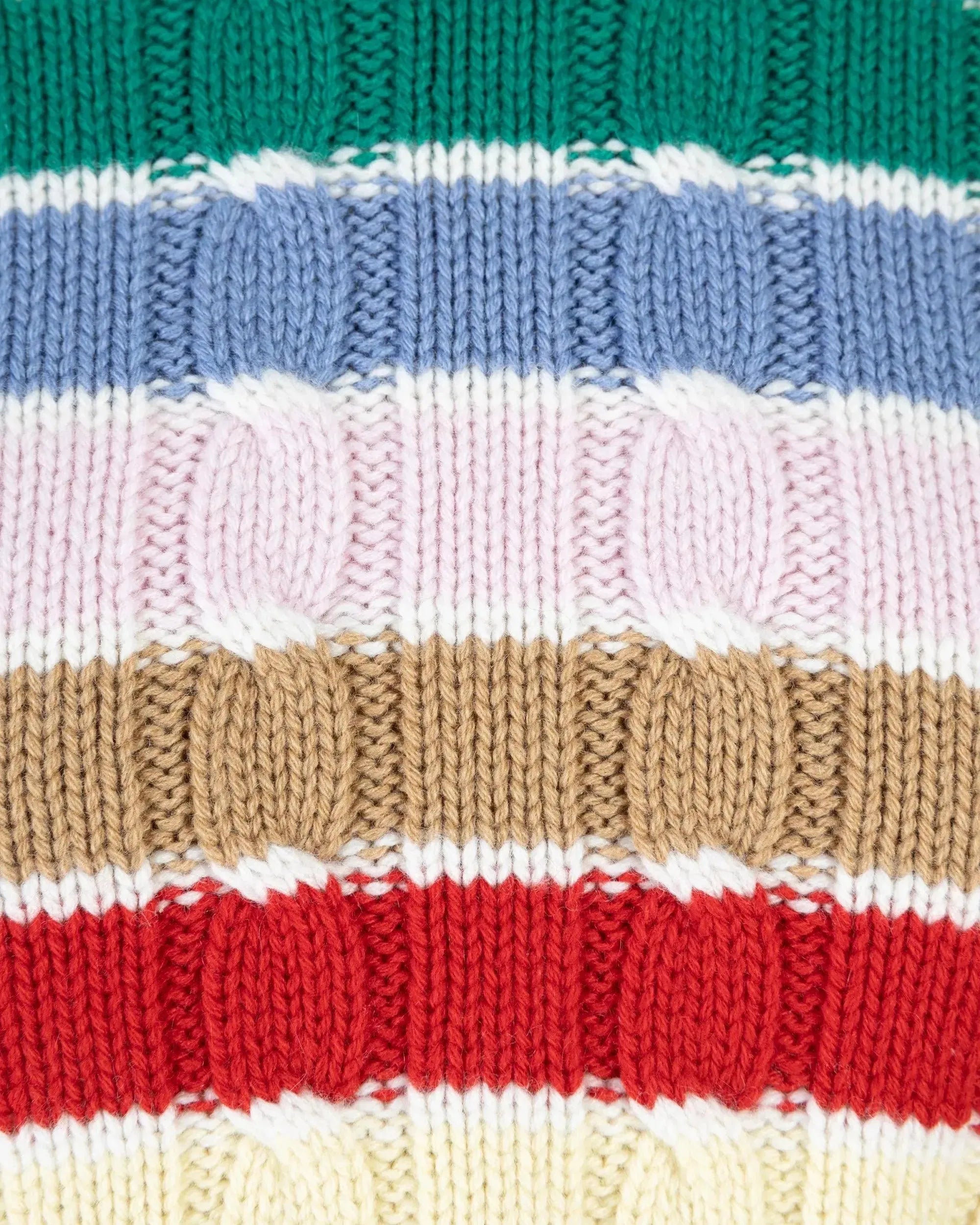 Cashmere Striped F5 Sweater - DIHSAN