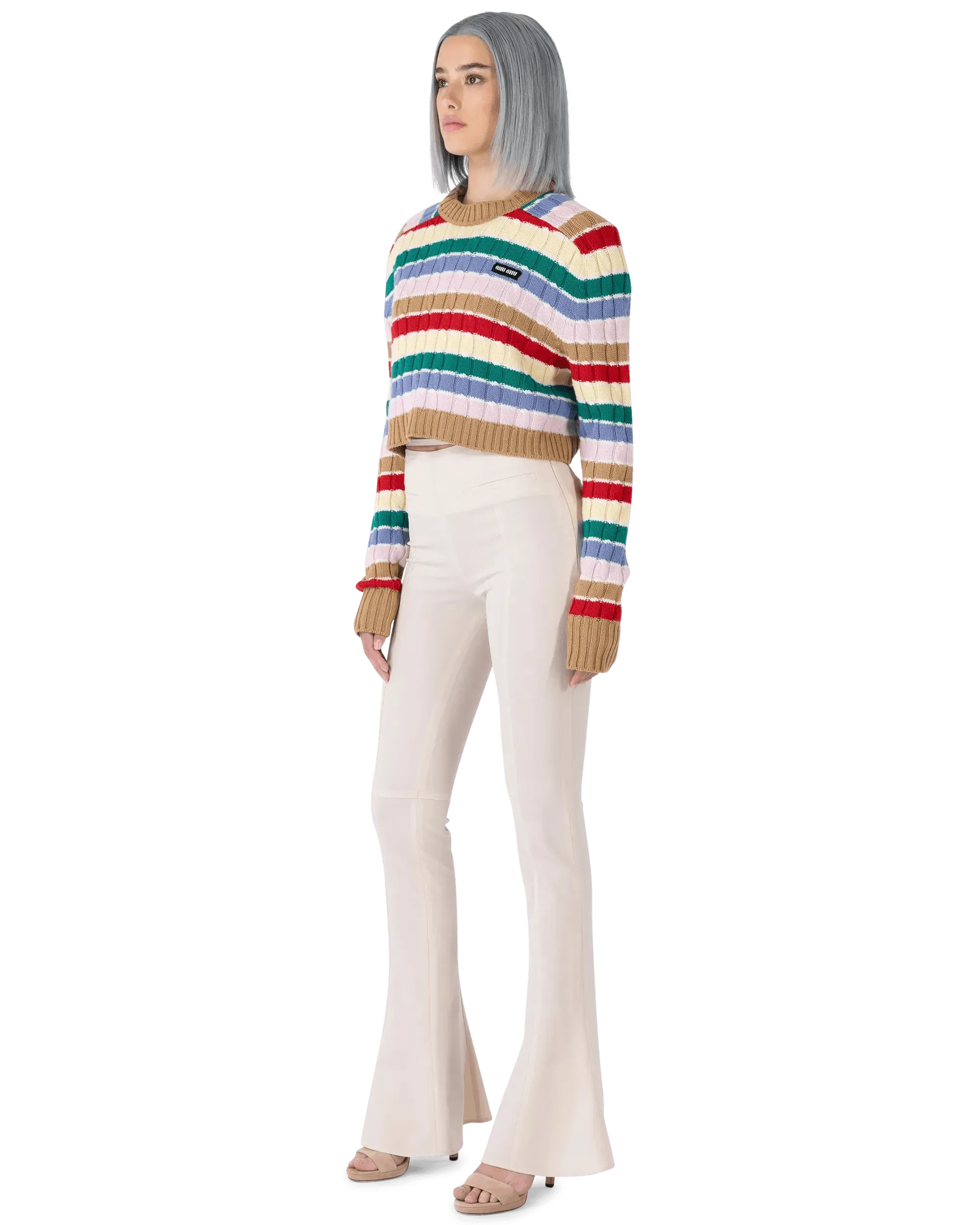 Cashmere Striped F5 Sweater - DIHSAN