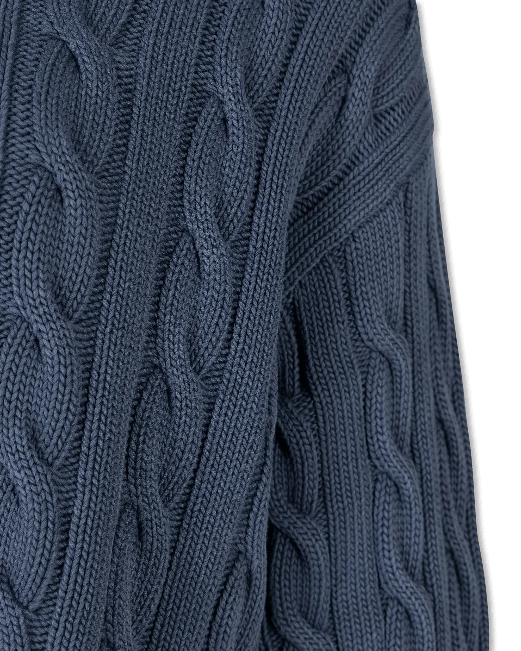 Woven Knit Cropped Sweater - DIHSAN