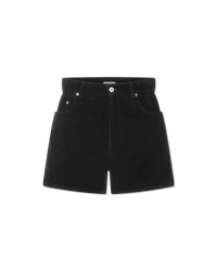 Paperbag Waist Velvet Shorts - DIHSAN