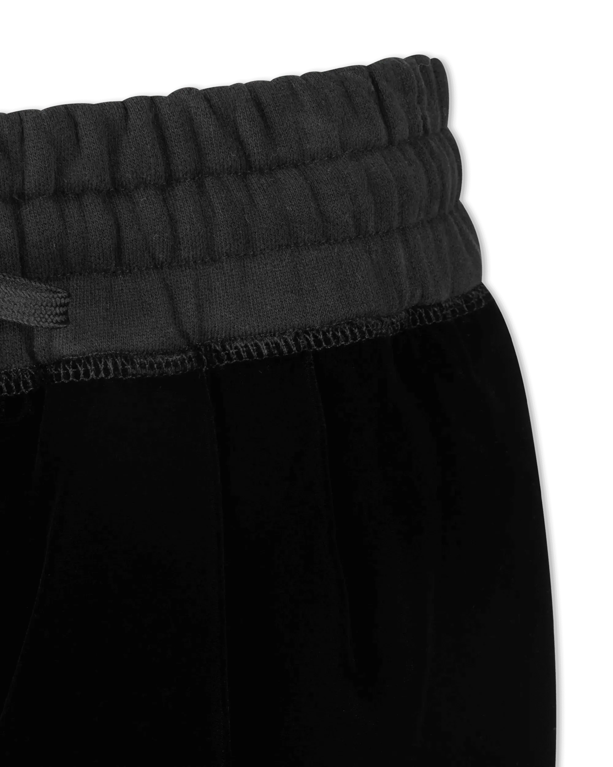 Embroidered Velvet Short Shorts - DIHSAN